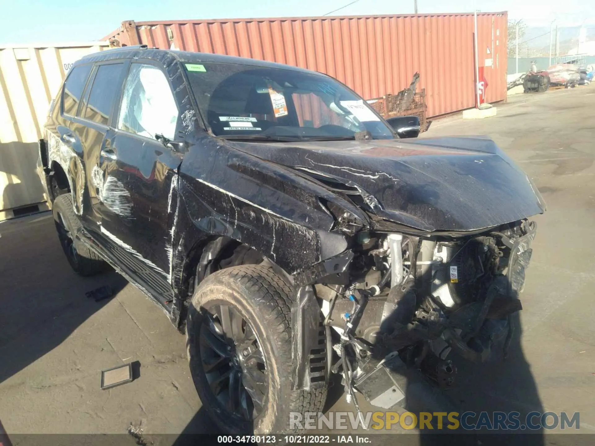 1 Фотография поврежденного автомобиля JTJAM7BX1M5300180 LEXUS GX 2021