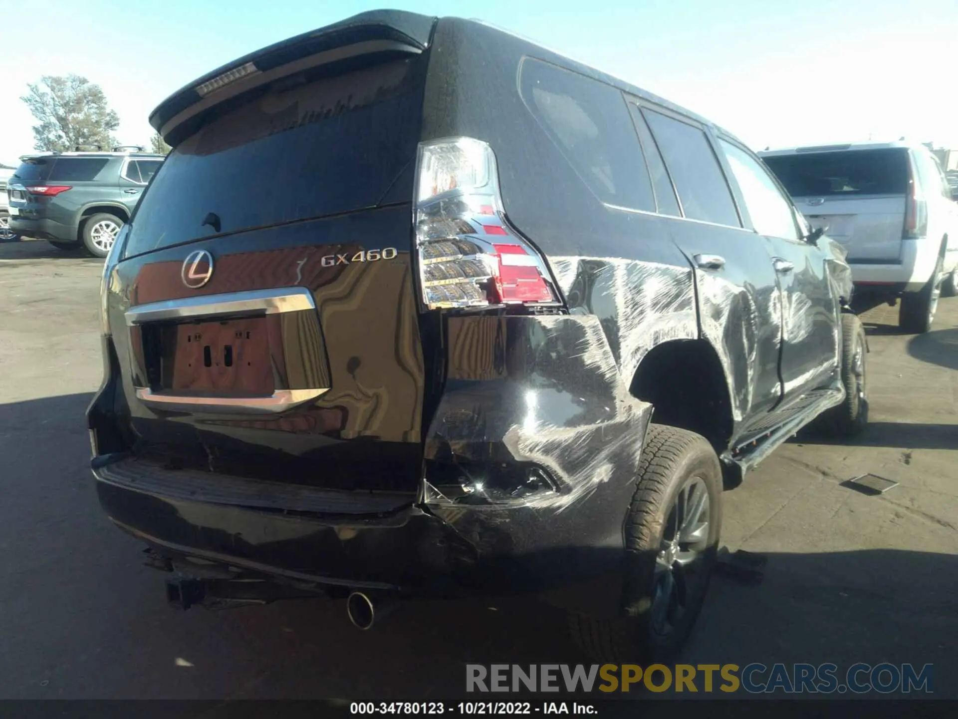 4 Фотография поврежденного автомобиля JTJAM7BX1M5300180 LEXUS GX 2021