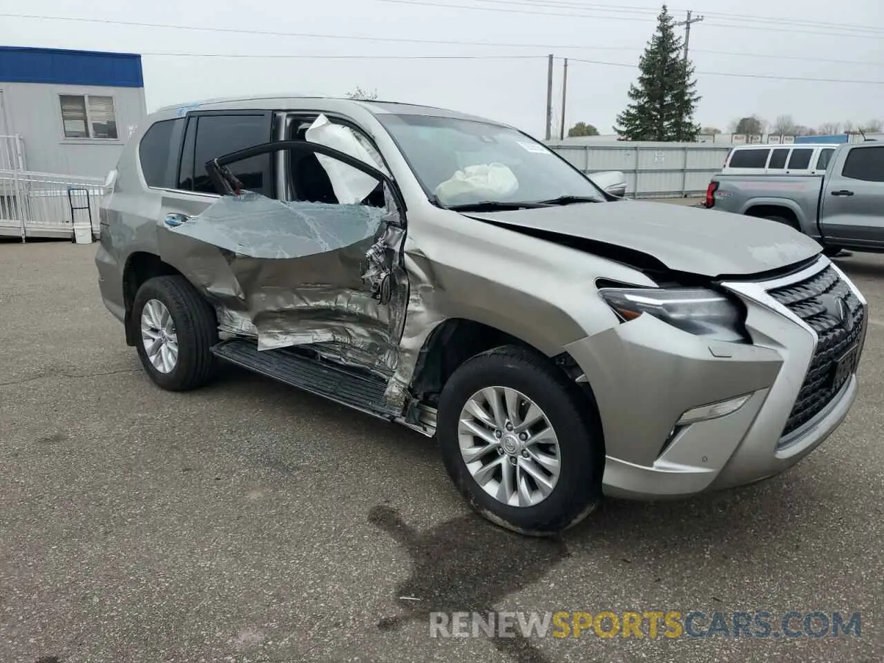 4 Фотография поврежденного автомобиля JTJAM7BX2M5269229 LEXUS GX 2021