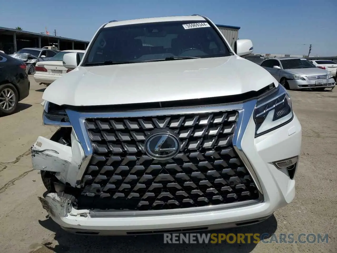 5 Фотография поврежденного автомобиля JTJAM7BX2M5300236 LEXUS GX 2021