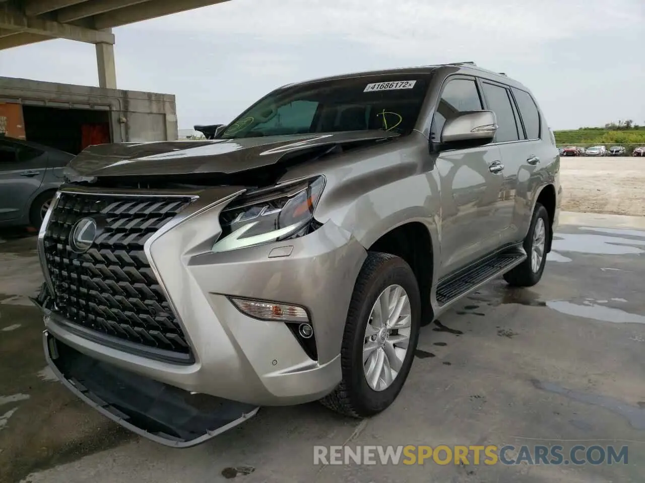 2 Фотография поврежденного автомобиля JTJAM7BX3M5286704 LEXUS GX 2021