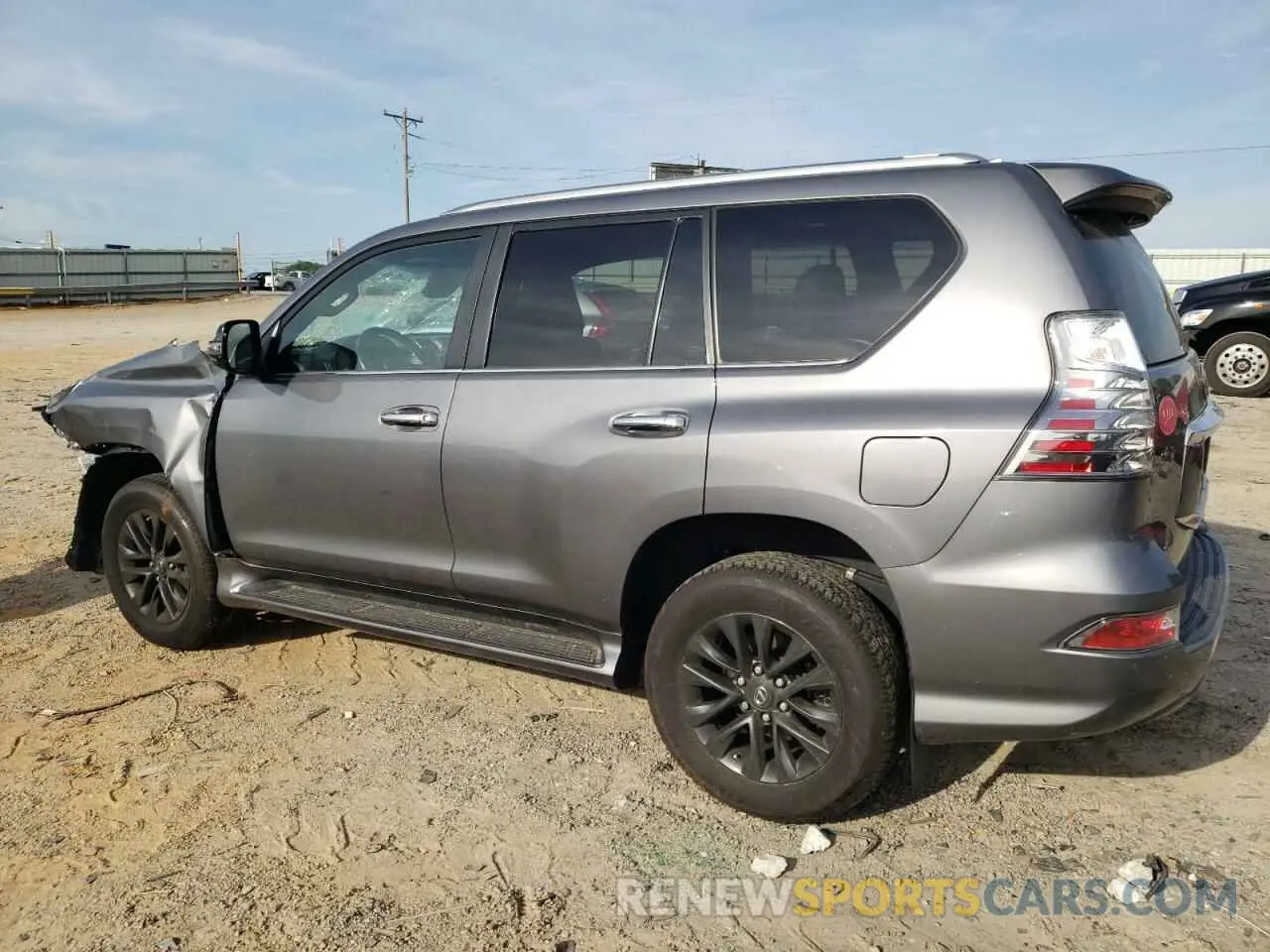 2 Фотография поврежденного автомобиля JTJAM7BX3M5298464 LEXUS GX 2021