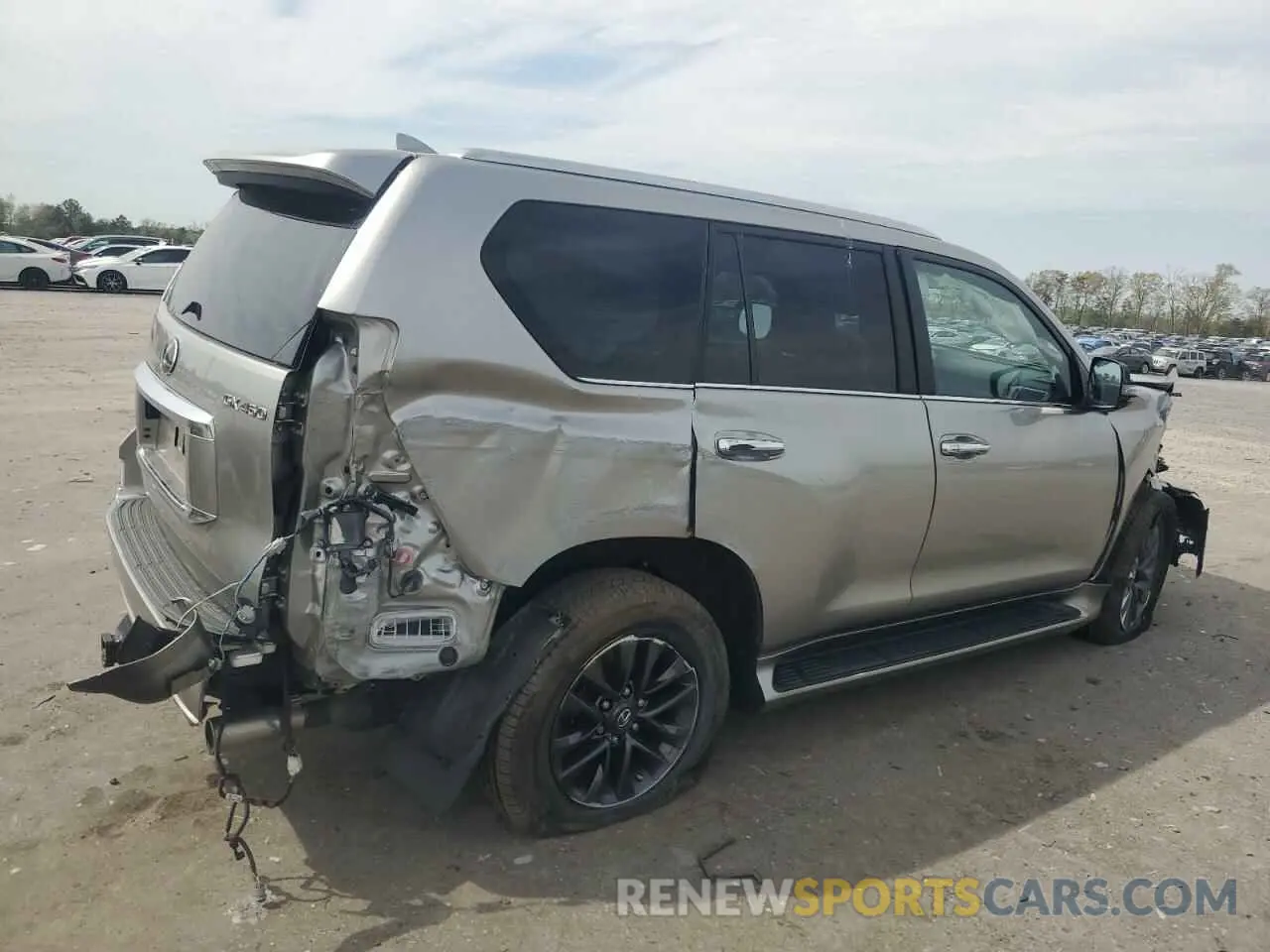3 Фотография поврежденного автомобиля JTJAM7BX5M5291421 LEXUS GX 2021
