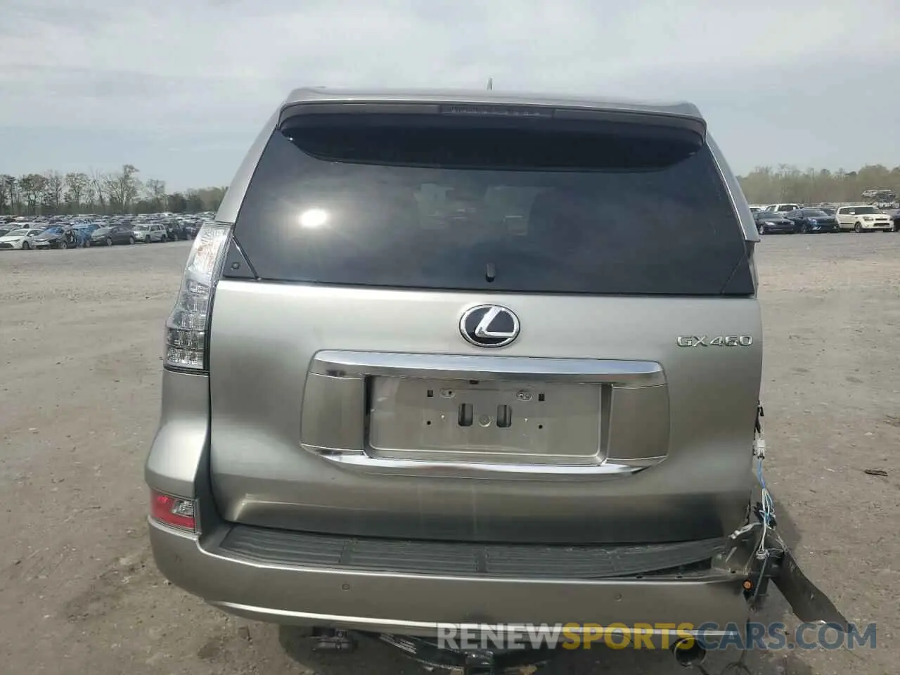6 Фотография поврежденного автомобиля JTJAM7BX5M5291421 LEXUS GX 2021
