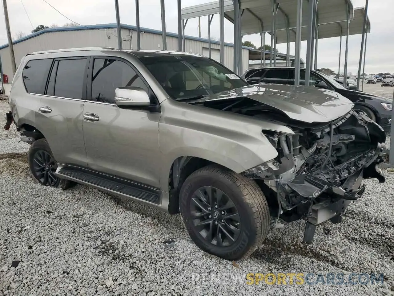 4 Фотография поврежденного автомобиля JTJAM7BX5M5293265 LEXUS GX 2021
