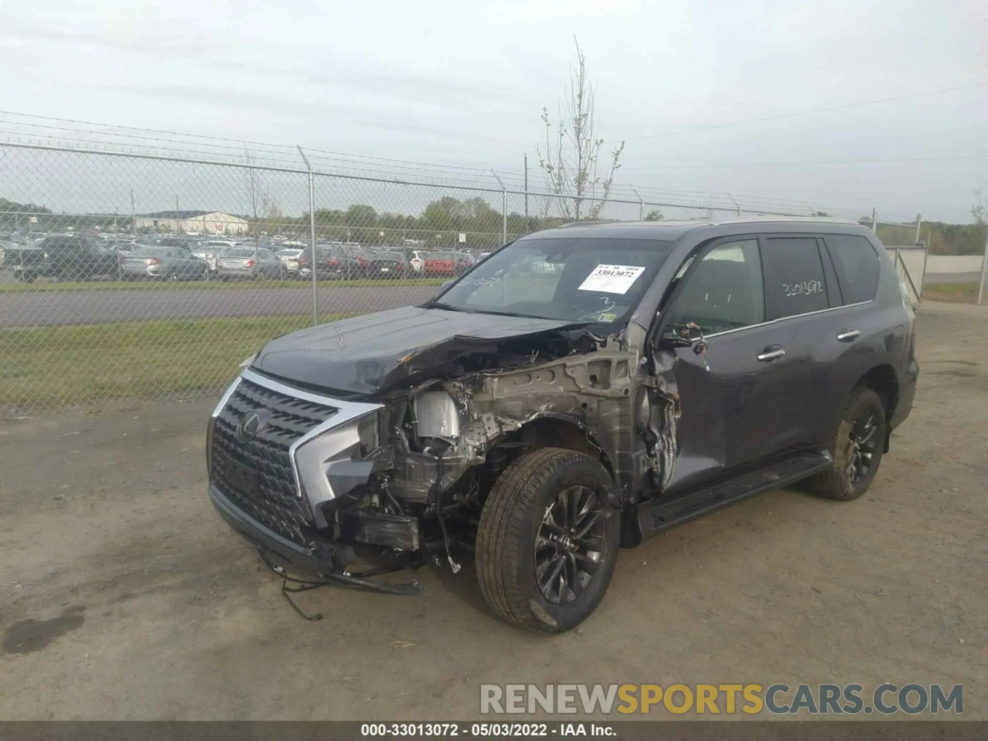 2 Фотография поврежденного автомобиля JTJAM7BX5M5299826 LEXUS GX 2021