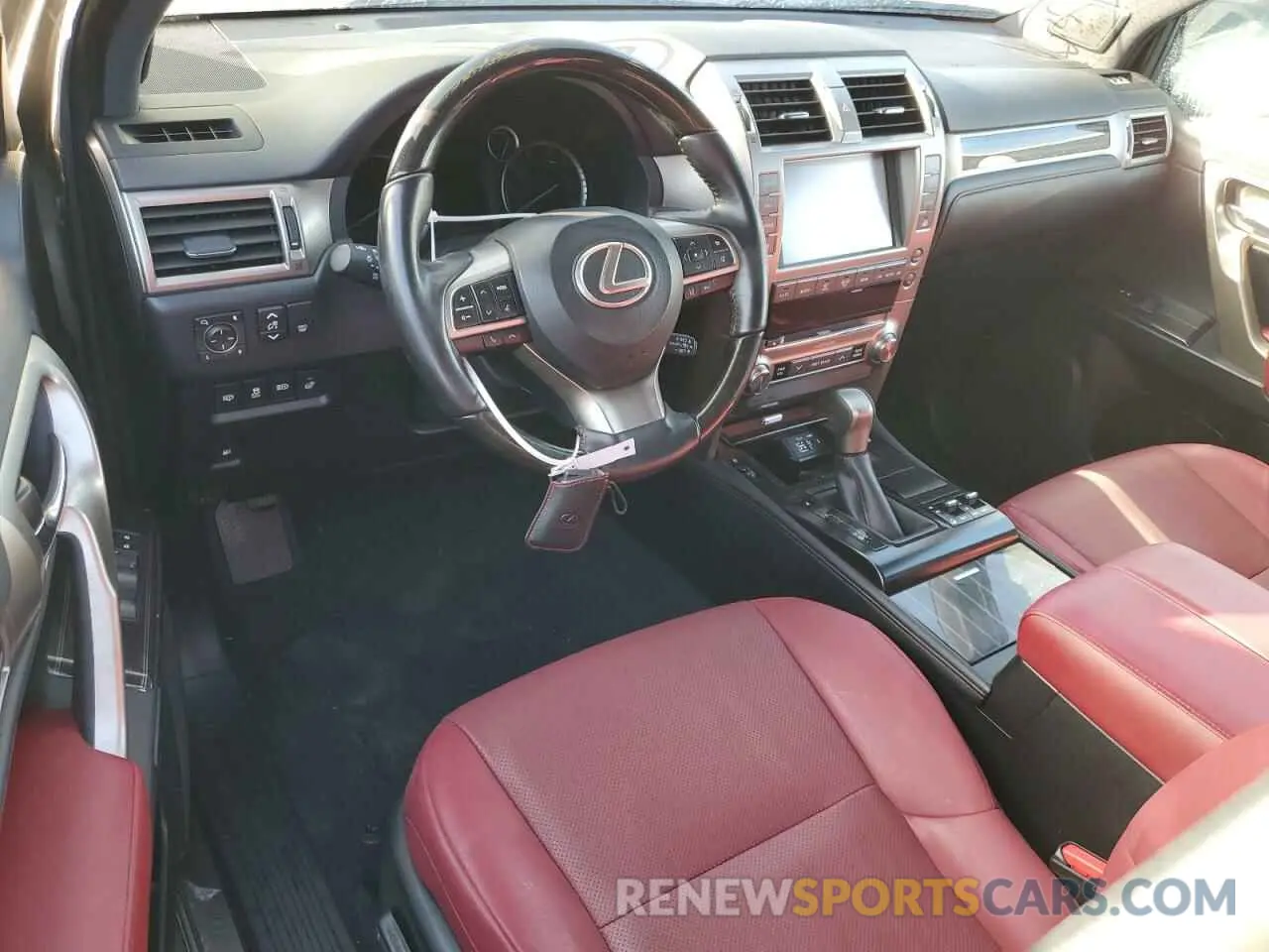 8 Фотография поврежденного автомобиля JTJAM7BX7M5302693 LEXUS GX 2021