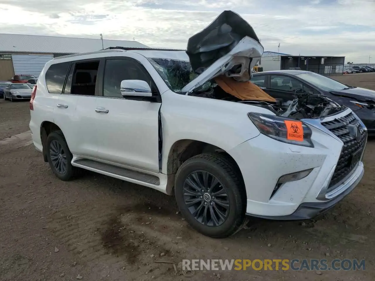 4 Фотография поврежденного автомобиля JTJAM7BX8M5284432 LEXUS GX 2021