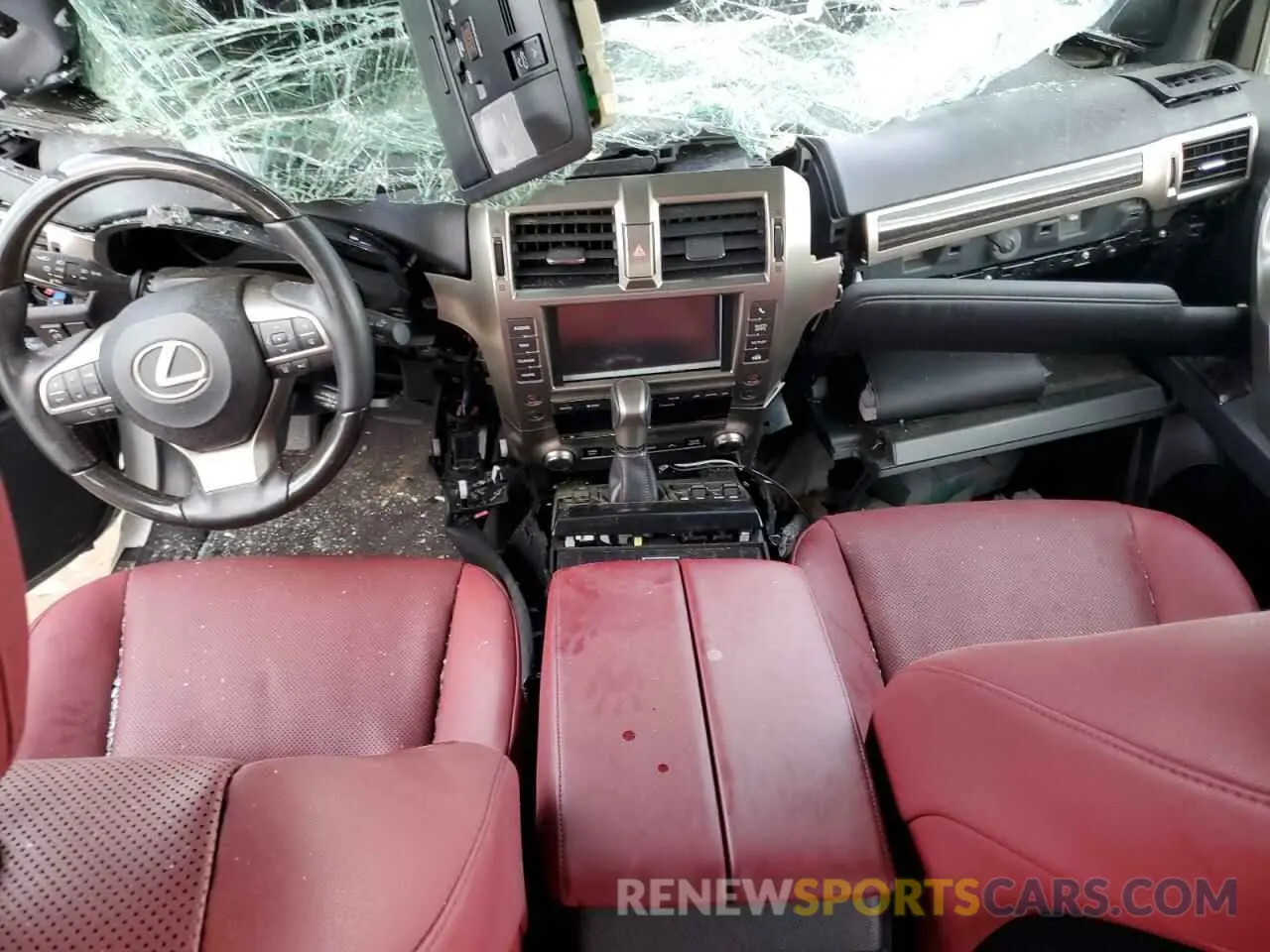 8 Фотография поврежденного автомобиля JTJAM7BX8M5284432 LEXUS GX 2021