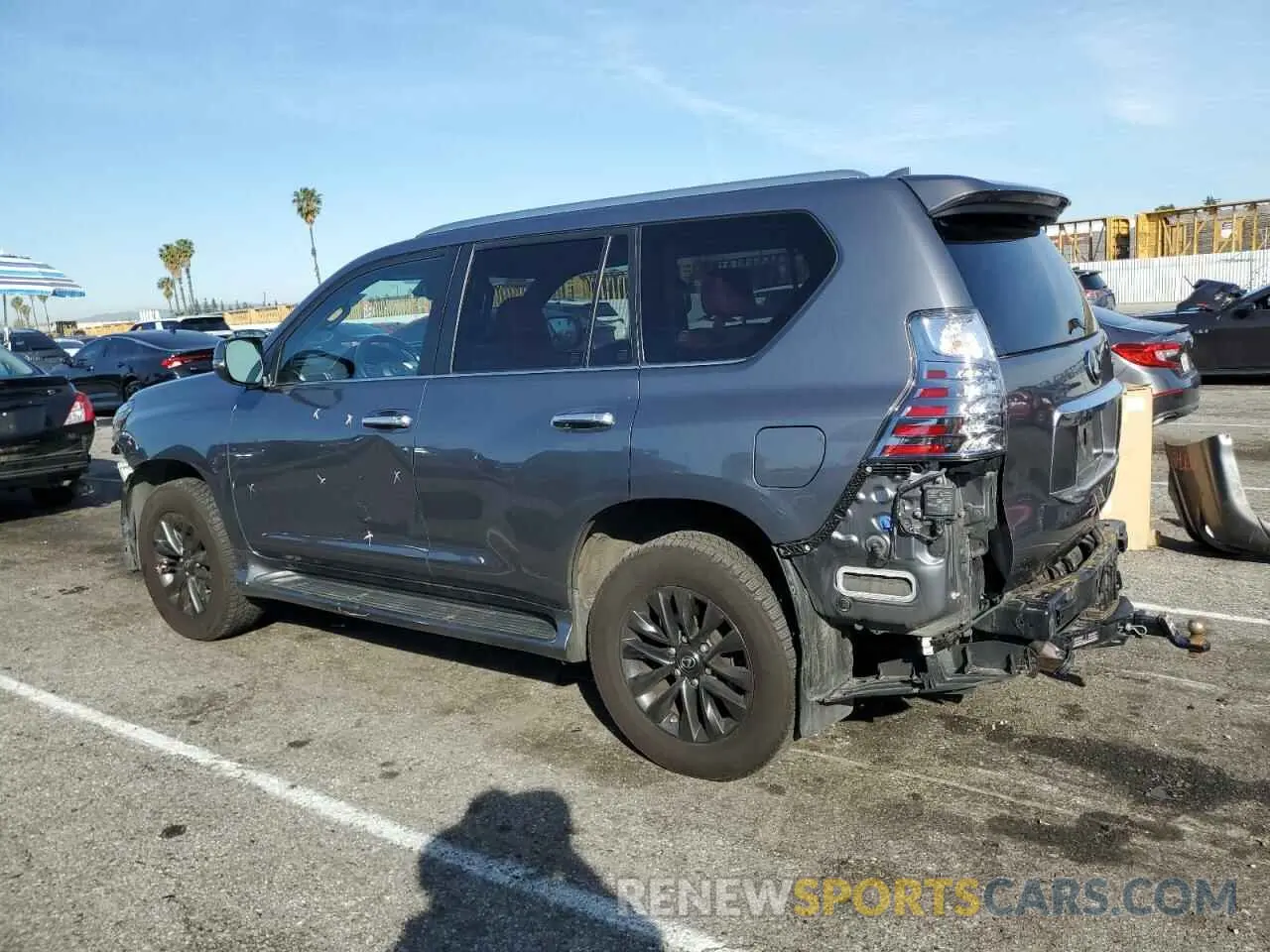 2 Фотография поврежденного автомобиля JTJAM7BX9M5294256 LEXUS GX 2021