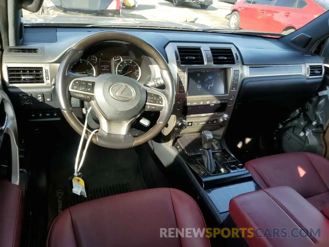 8 Фотография поврежденного автомобиля JTJAM7BX9M5294256 LEXUS GX 2021