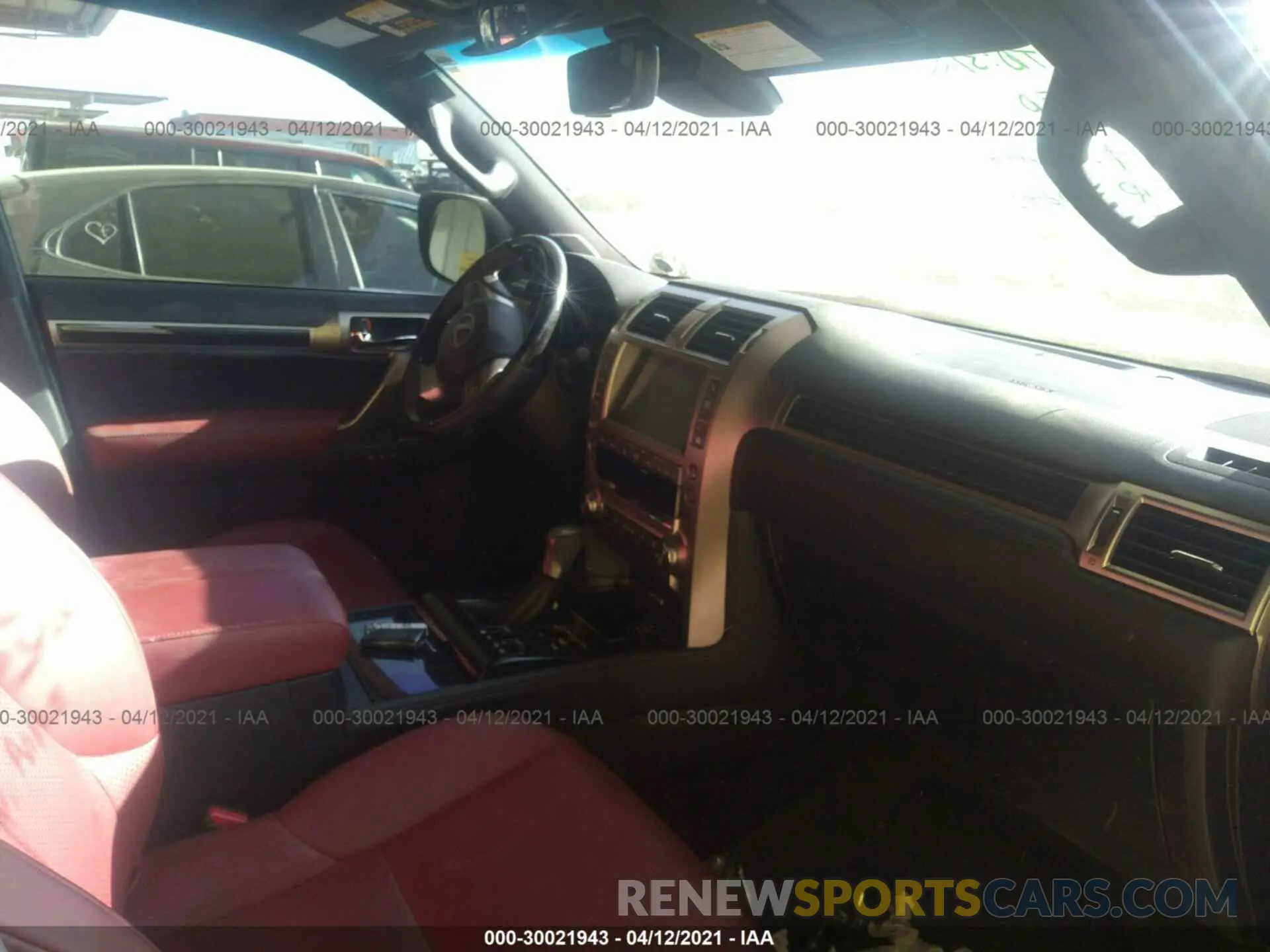 5 Фотография поврежденного автомобиля JTJGM7BX5M5276606 LEXUS GX 2021