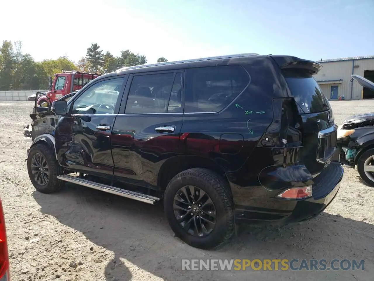 2 Фотография поврежденного автомобиля JTJAM7BX0N5333740 LEXUS GX 2022