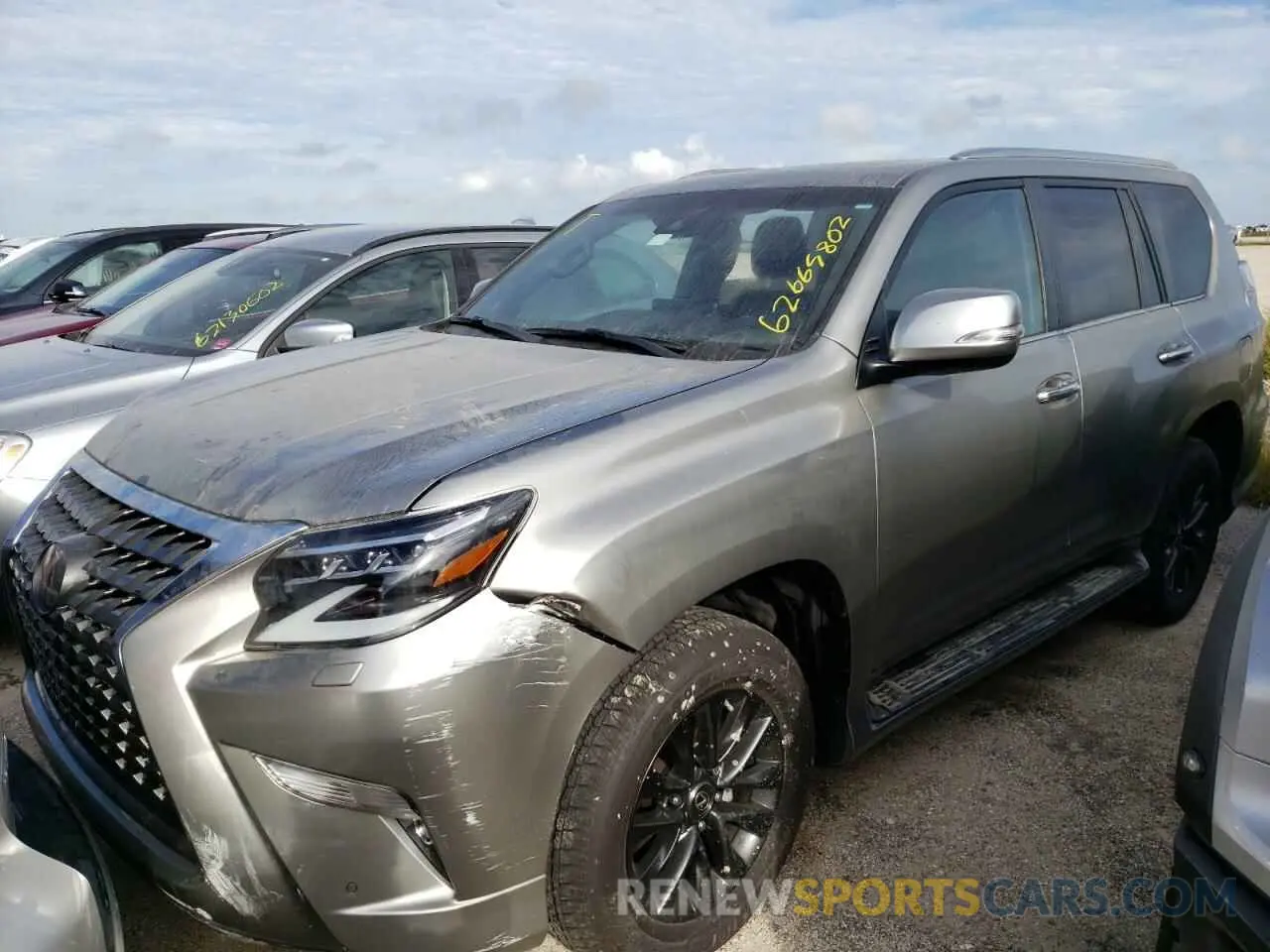 2 Фотография поврежденного автомобиля JTJAM7BX4N5309022 LEXUS GX 2022