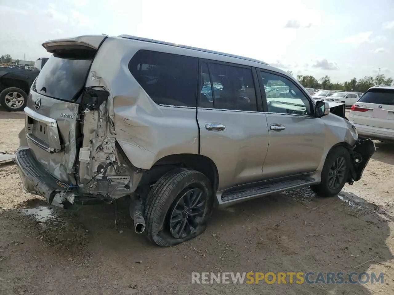 3 Фотография поврежденного автомобиля JTJAM7BX7N5306101 LEXUS GX 2022