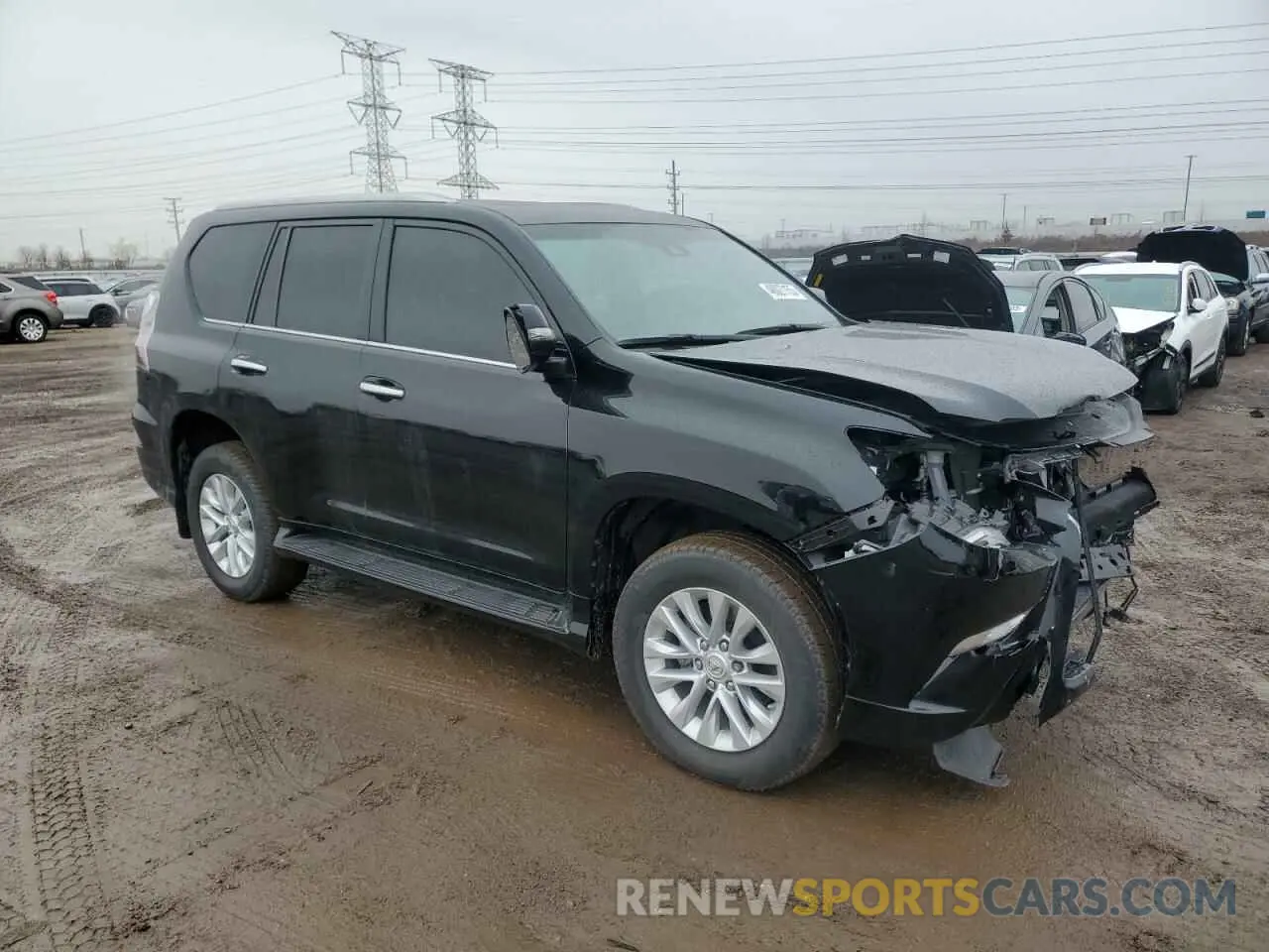 4 Photograph of a damaged car JTJAM7BXXN5334684 LEXUS GX 2022