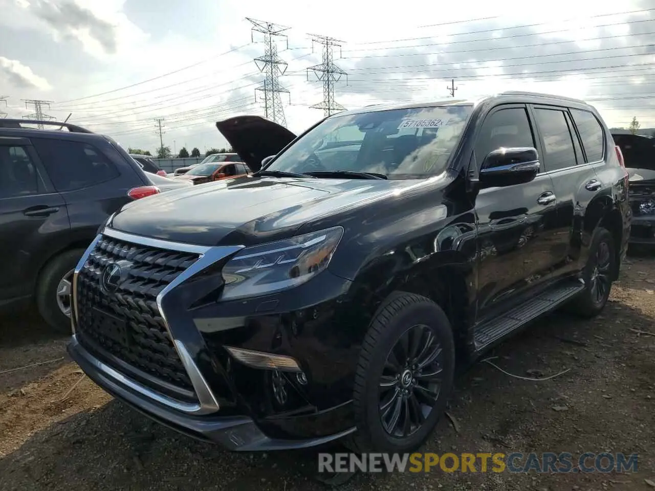 2 Фотография поврежденного автомобиля JTJGM7BX5N5308522 LEXUS GX 2022