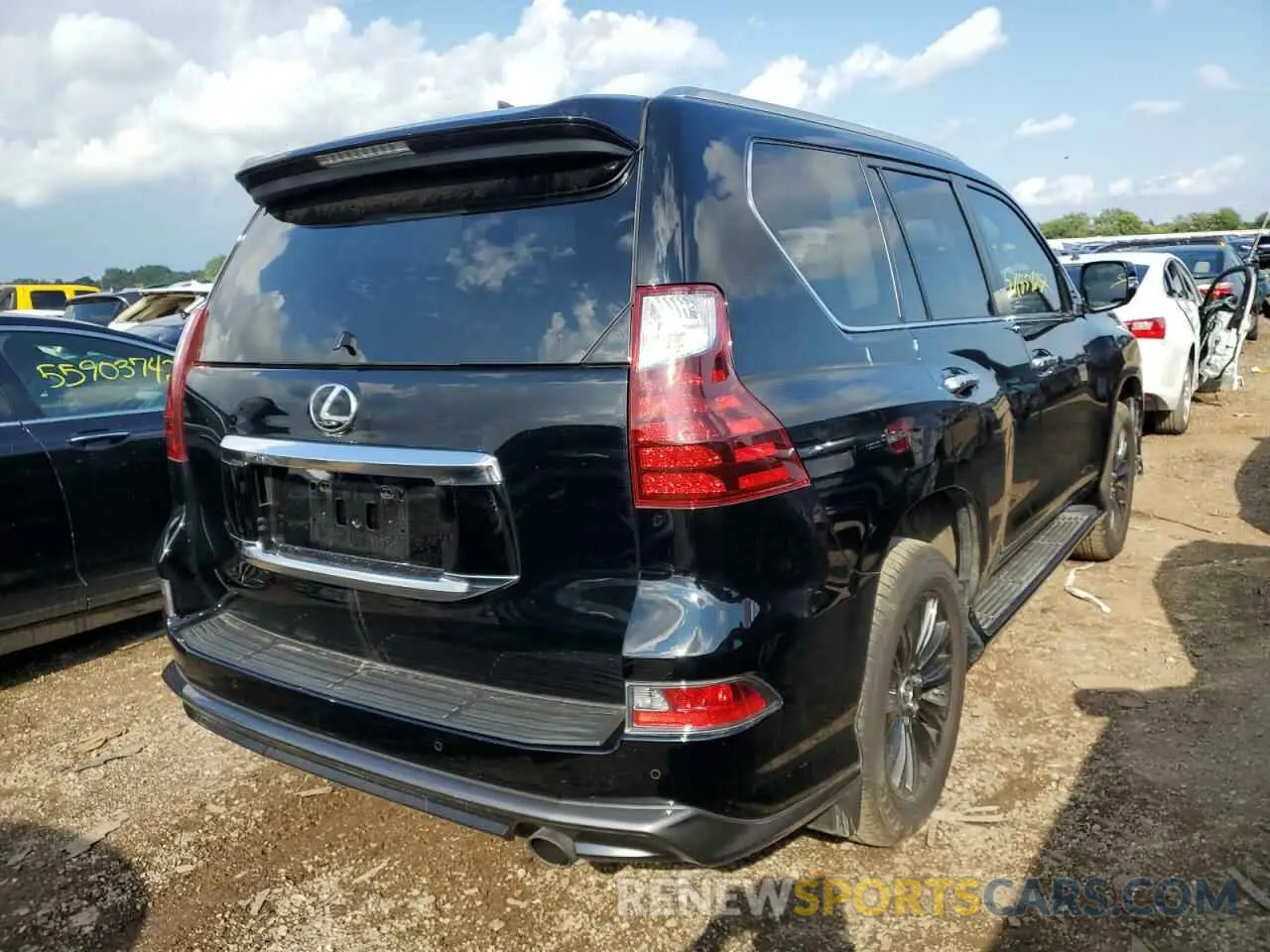 4 Фотография поврежденного автомобиля JTJGM7BX5N5308522 LEXUS GX 2022