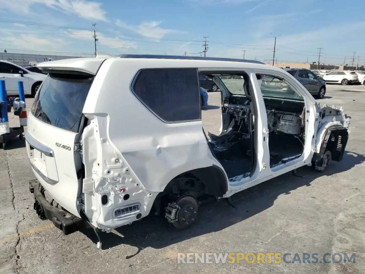 3 Photograph of a damaged car JTJGM7BX5P5370117 LEXUS GX 2023