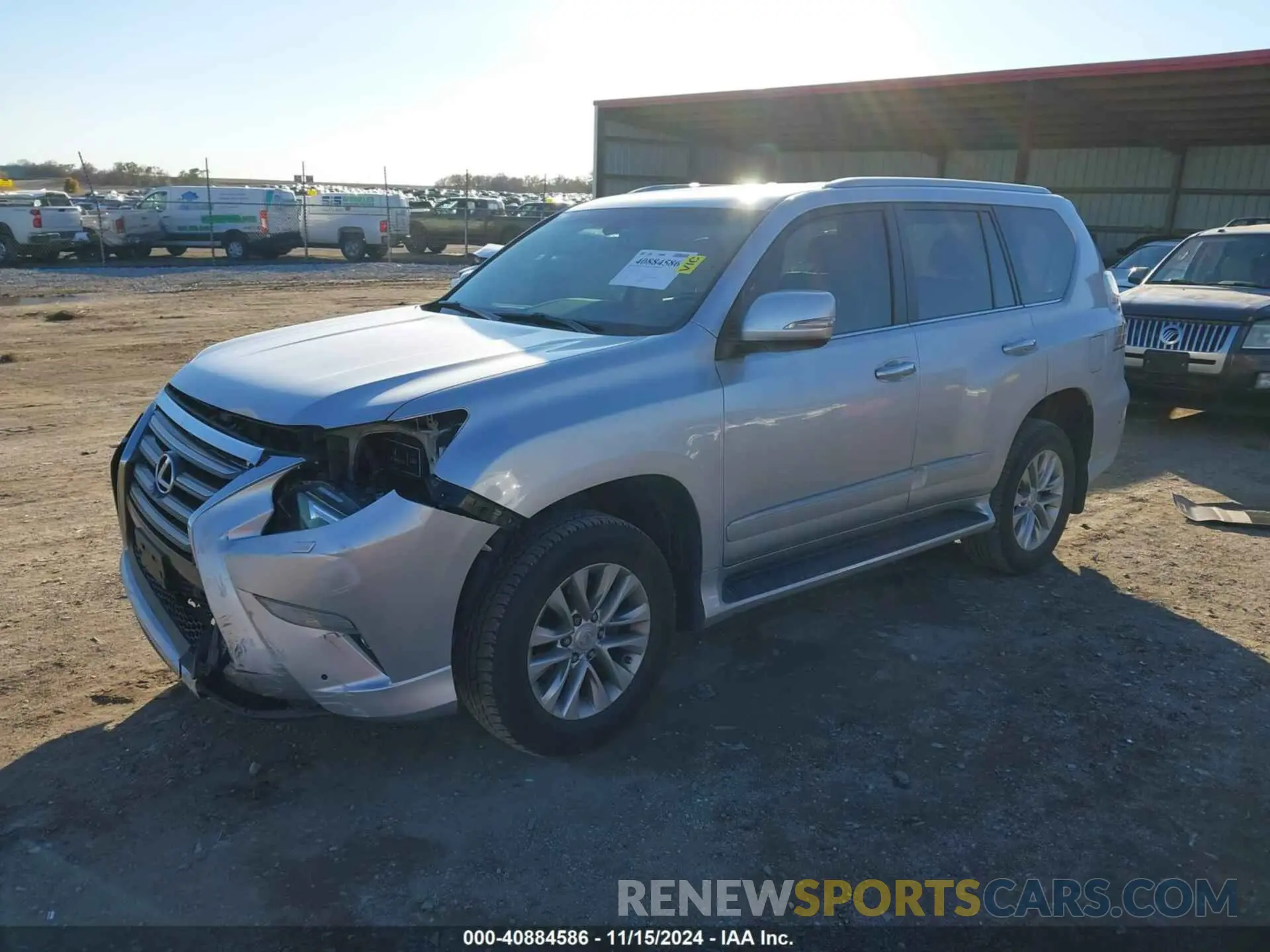 2 Фотография поврежденного автомобиля JTJBM7FX2K5213156 LEXUS GX 460 2019