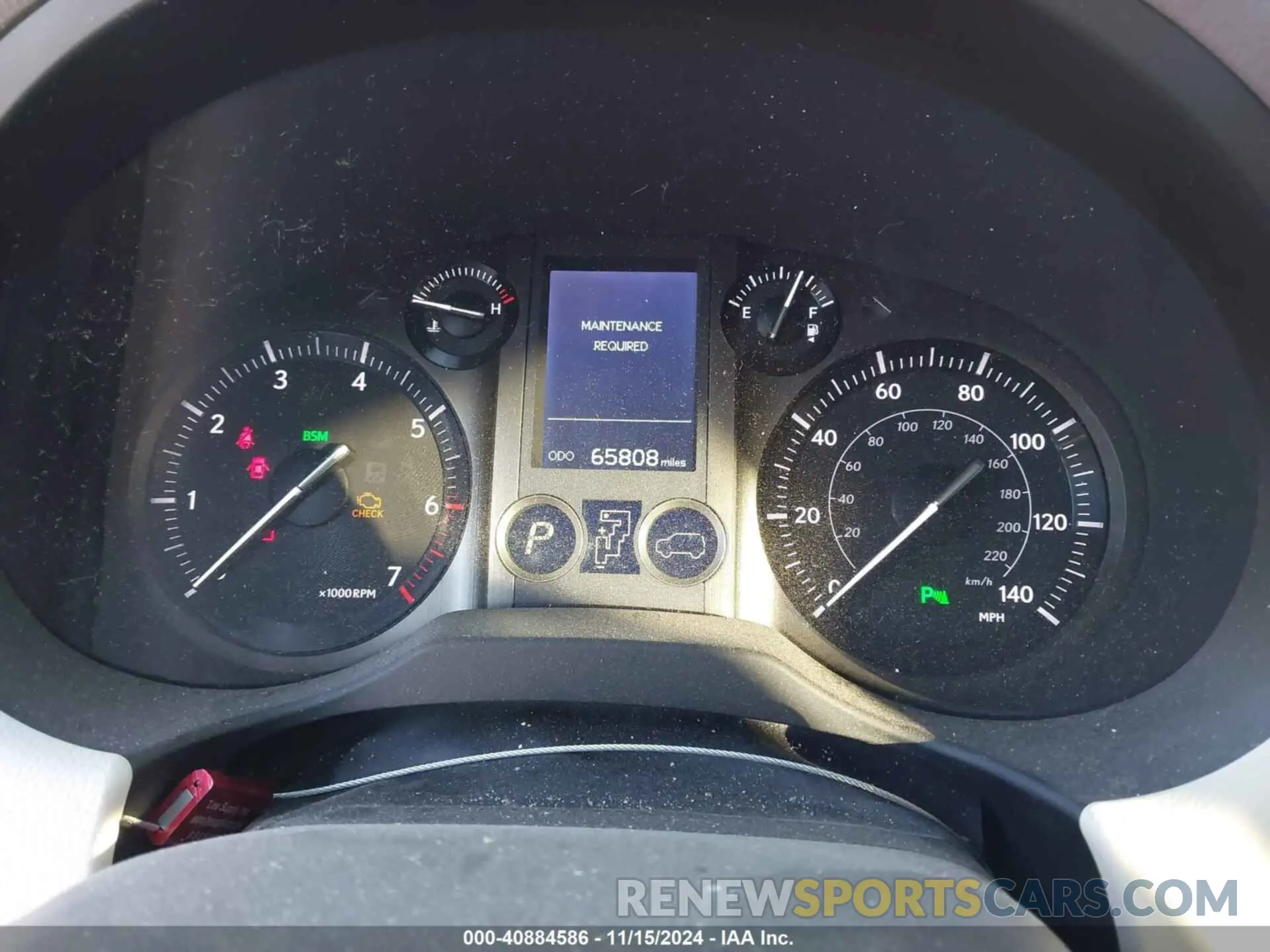 7 Фотография поврежденного автомобиля JTJBM7FX2K5213156 LEXUS GX 460 2019