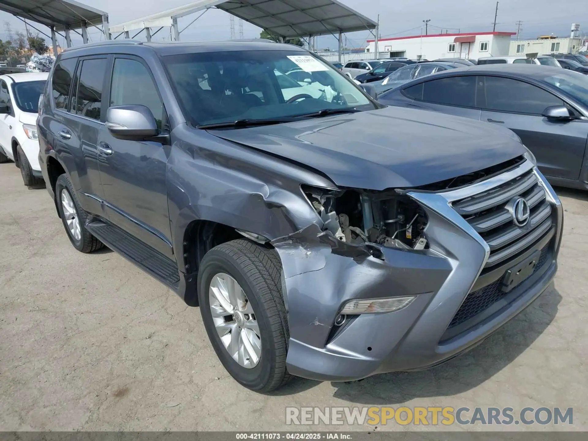 1 Photograph of a damaged car JTJBM7FX7K5212004 LEXUS GX 460 2019