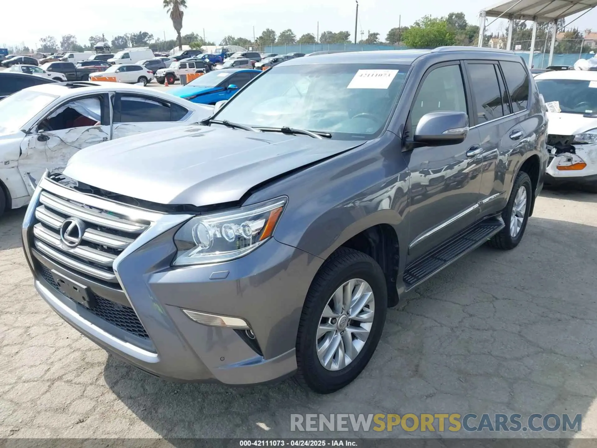 2 Photograph of a damaged car JTJBM7FX7K5212004 LEXUS GX 460 2019