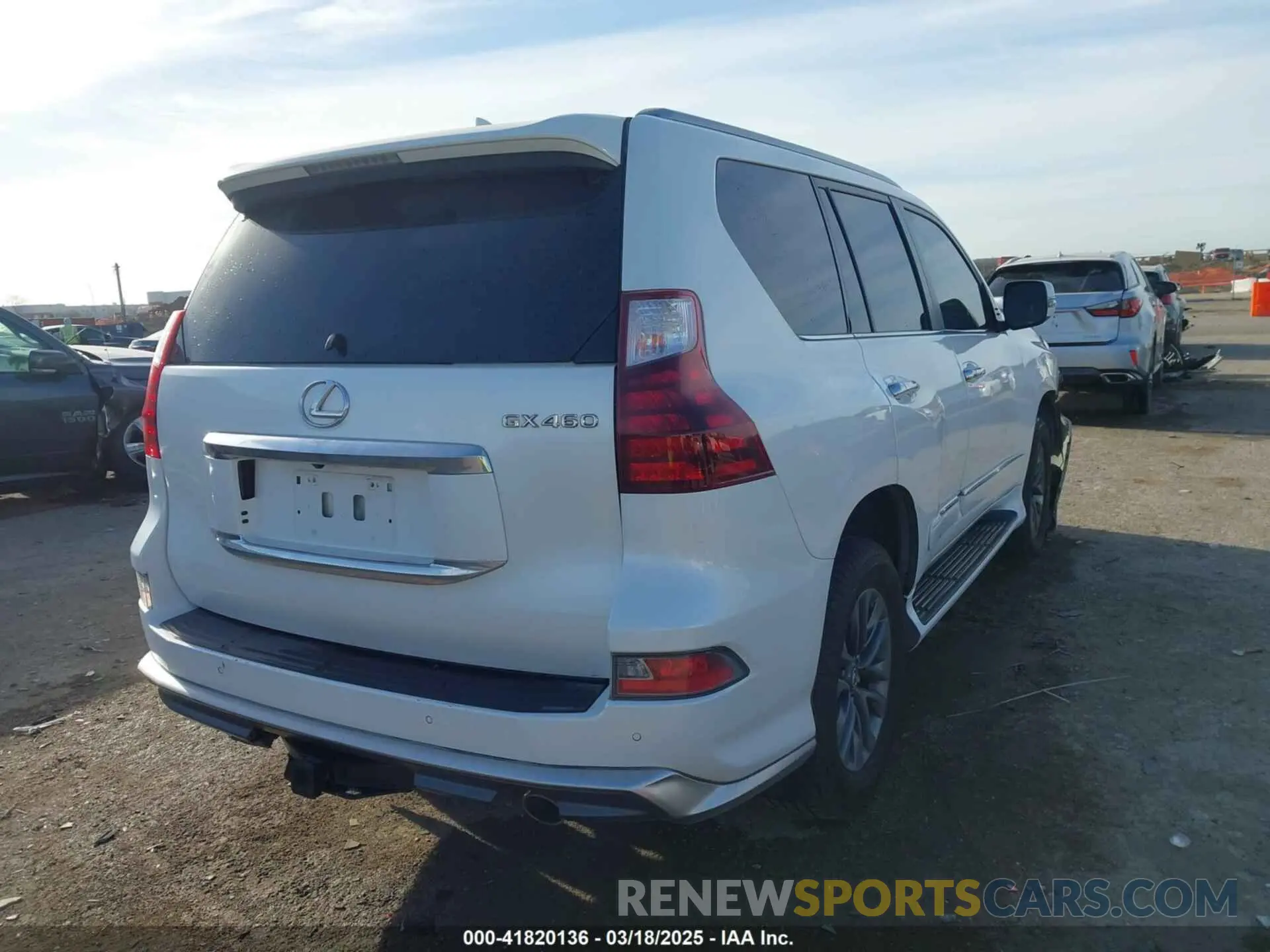 4 Фотография поврежденного автомобиля JTJBM7FX8K5216952 LEXUS GX 460 2019