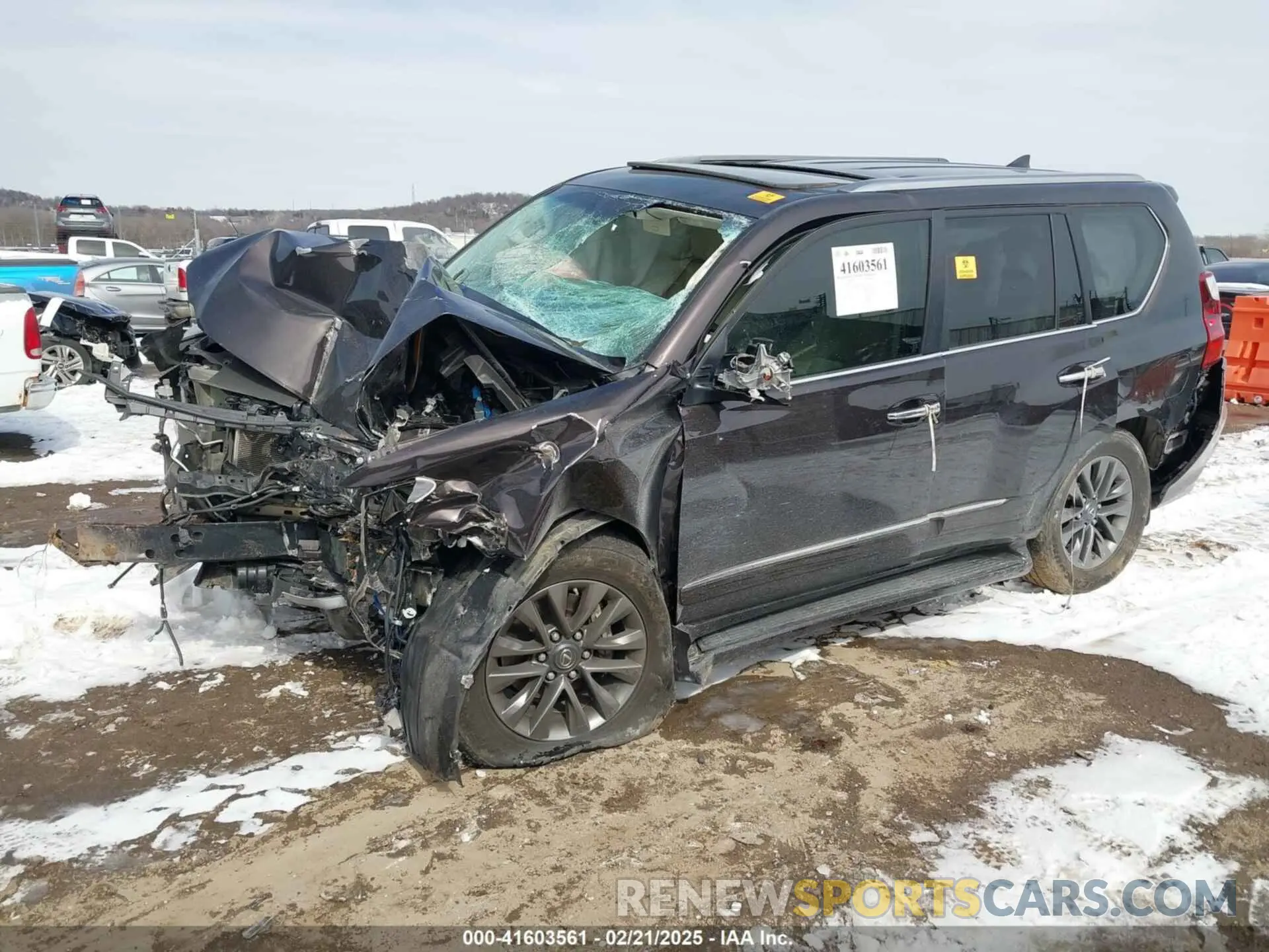 2 Photograph of a damaged car JTJJM7FX7K5225637 LEXUS GX 460 2019