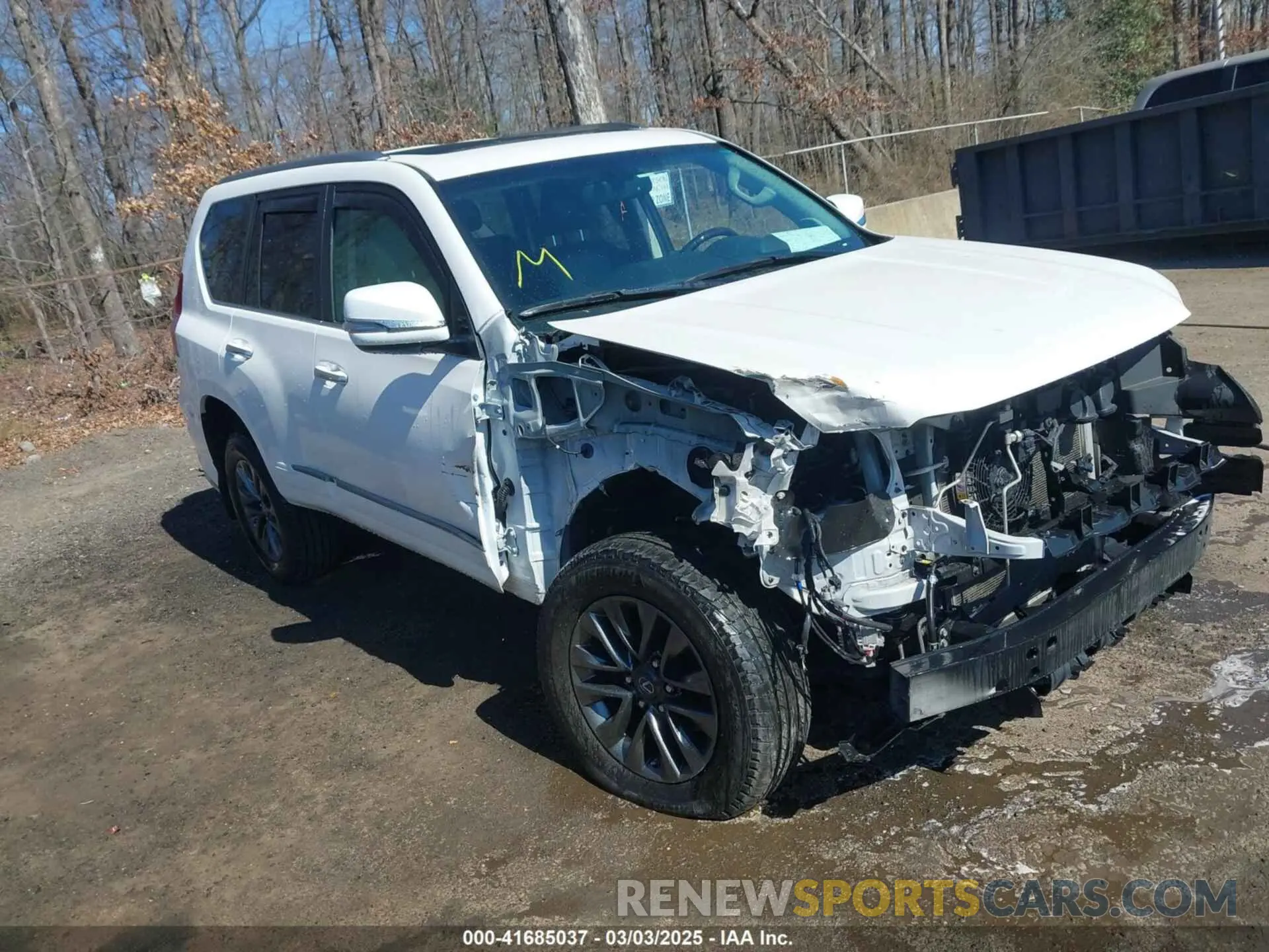 1 Photograph of a damaged car JTJJM7FXXK5227544 LEXUS GX 460 2019