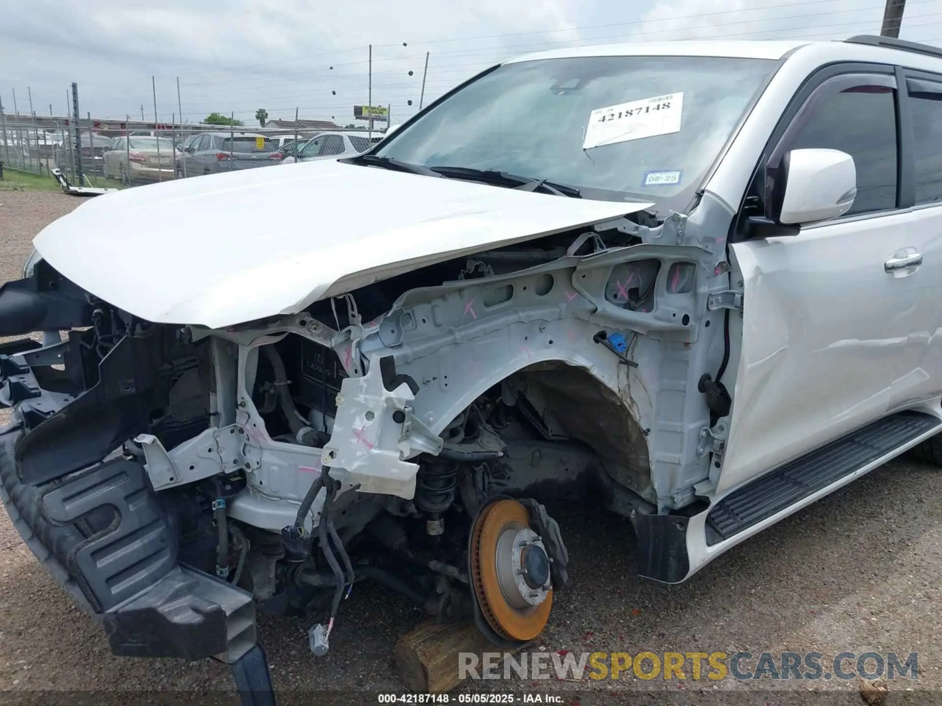 6 Фотография поврежденного автомобиля JTJAM7BX6L5266770 LEXUS GX 460 2020