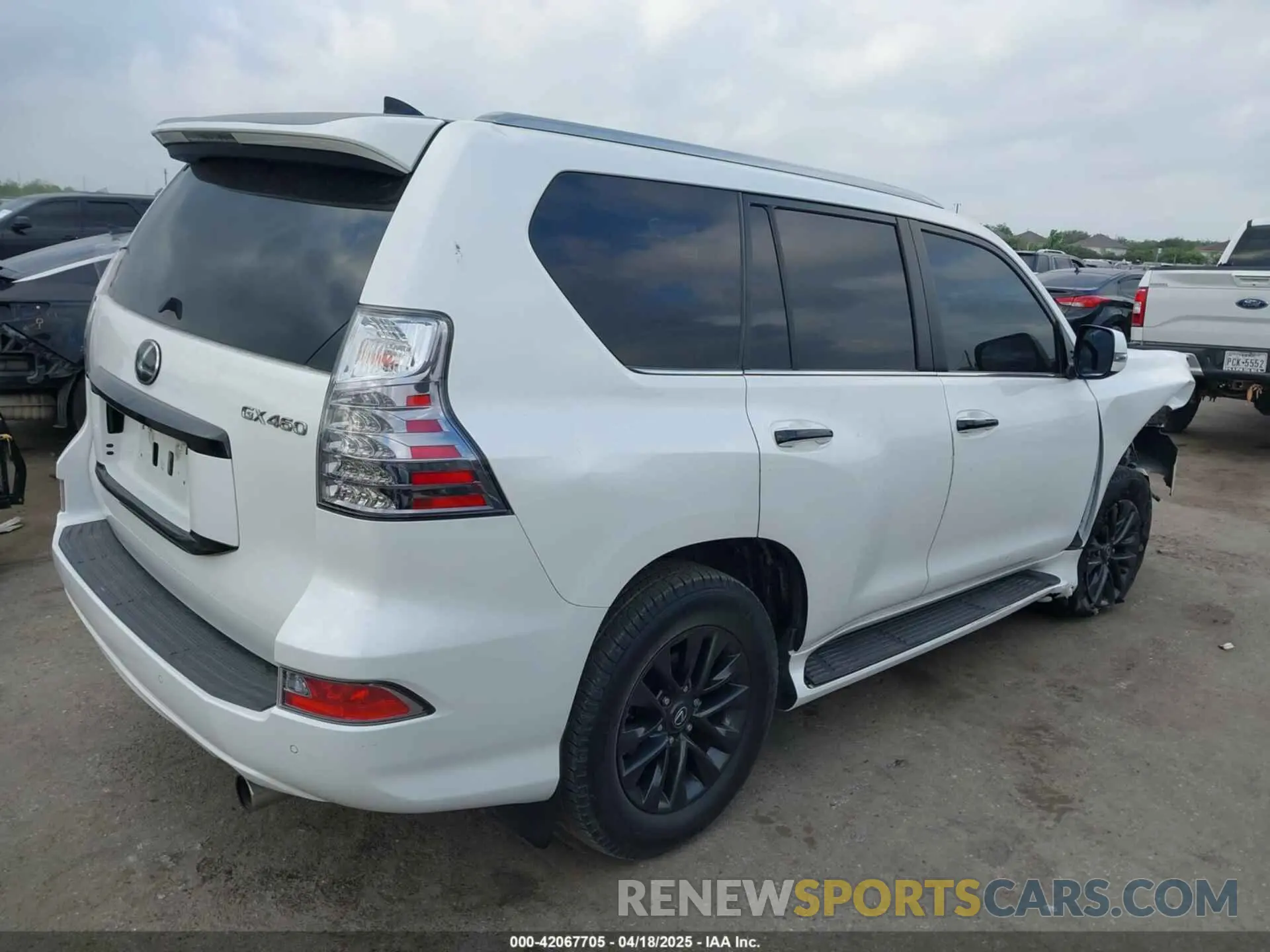 4 Фотография поврежденного автомобиля JTJAM7BXXL5246683 LEXUS GX 460 2020