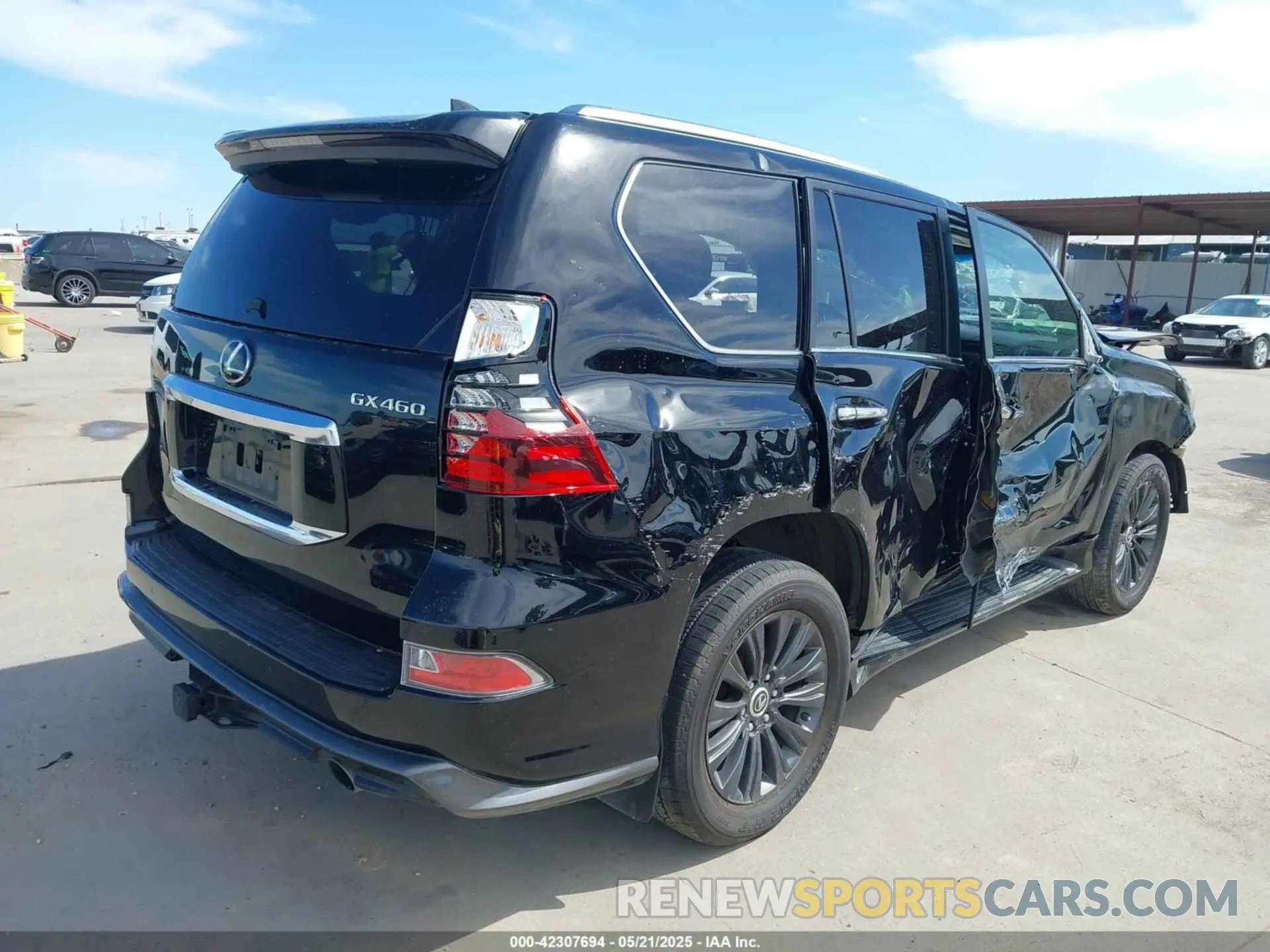 4 Photograph of a damaged car JTJGM7BX9L5263372 LEXUS GX 460 2020