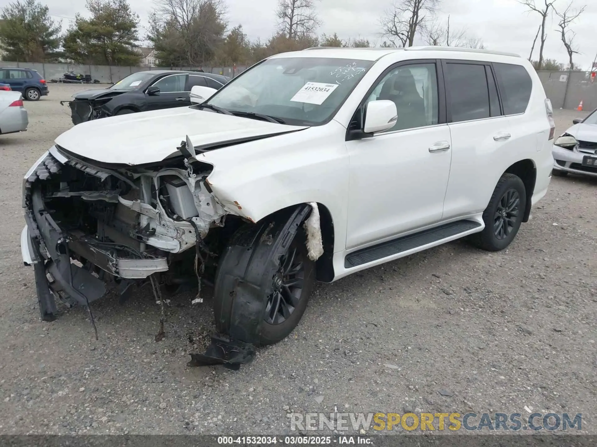 2 Фотография поврежденного автомобиля JTJAM7BX5M5304457 LEXUS GX 460 2021