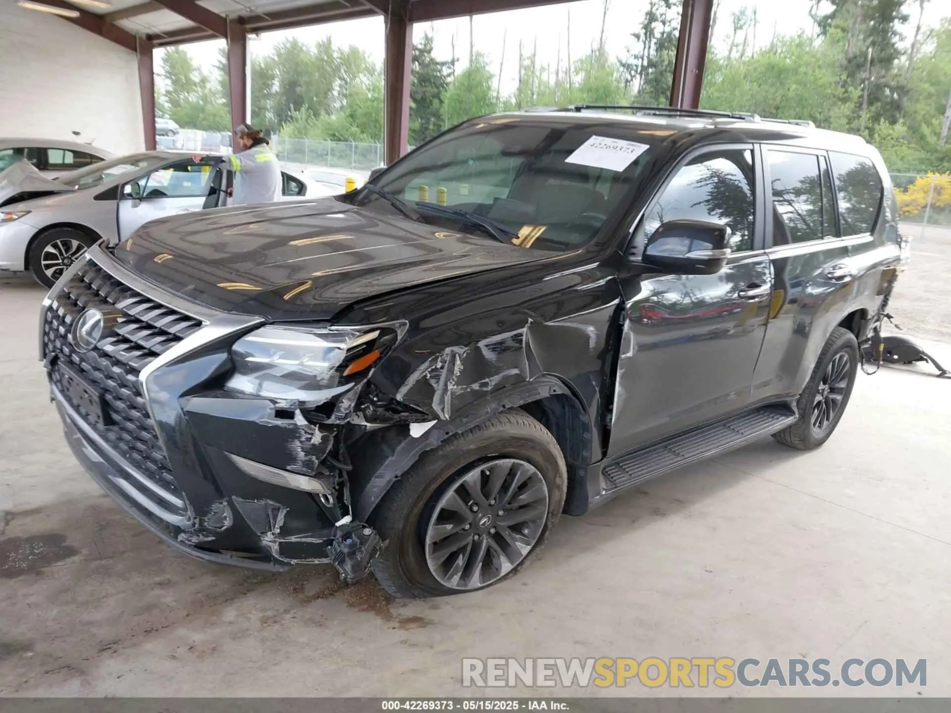 2 Фотография поврежденного автомобиля JTJAM7BX3N5333036 LEXUS GX 460 2022