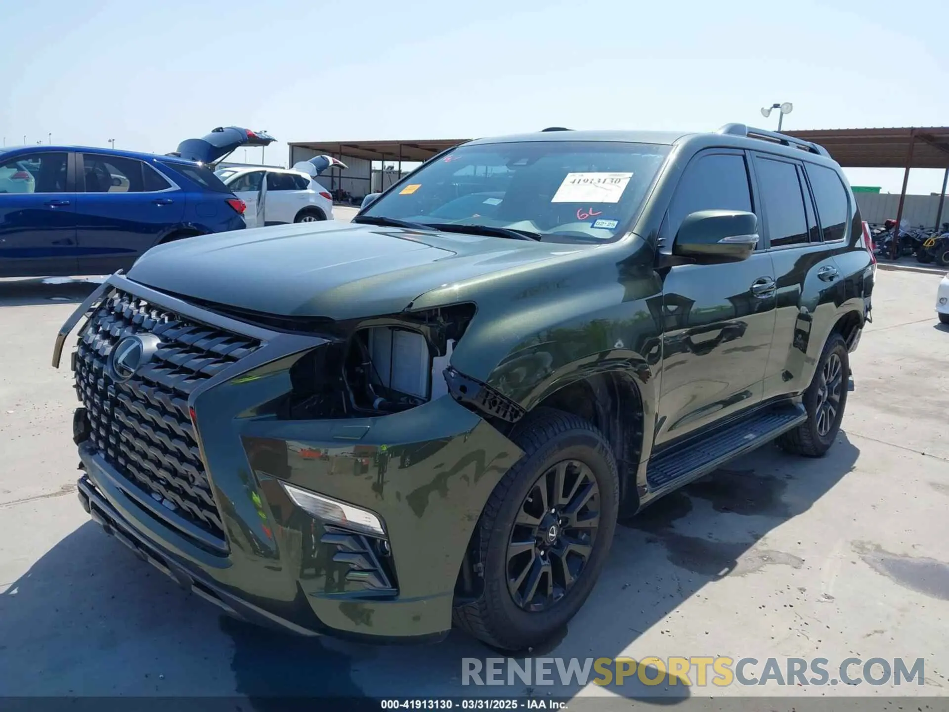 2 Photograph of a damaged car JTJKM7BX0N5318806 LEXUS GX 460 2022