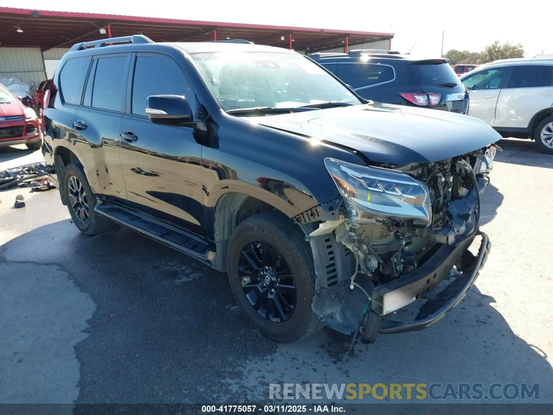 1 Photograph of a damaged car JTJKM7BX9N5311062 LEXUS GX 460 2022