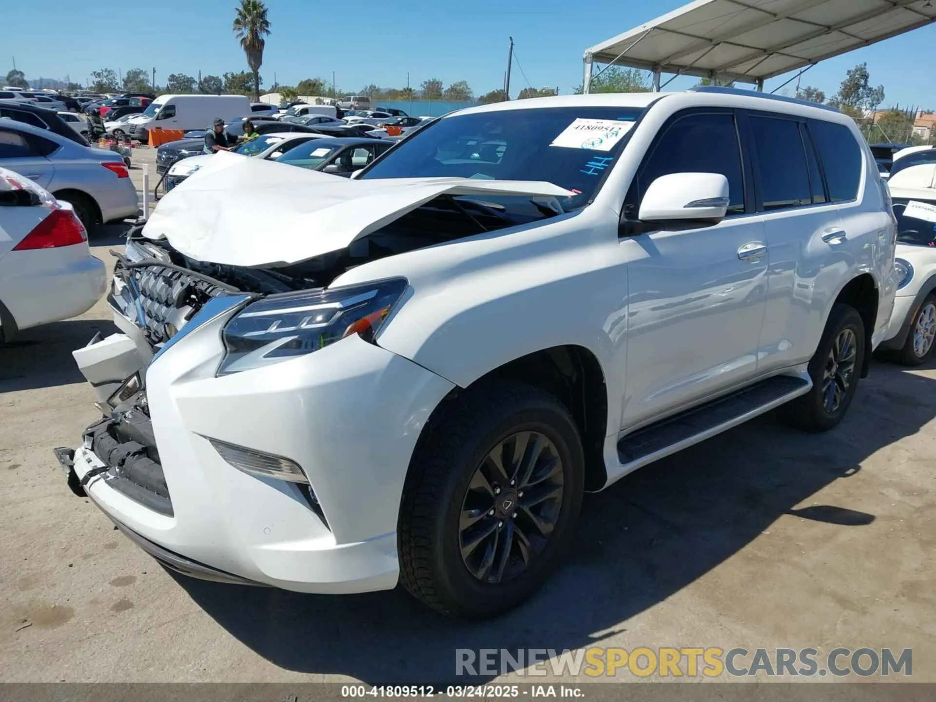 2 Фотография поврежденного автомобиля JTJAM7BX0P5372248 LEXUS GX 460 2023
