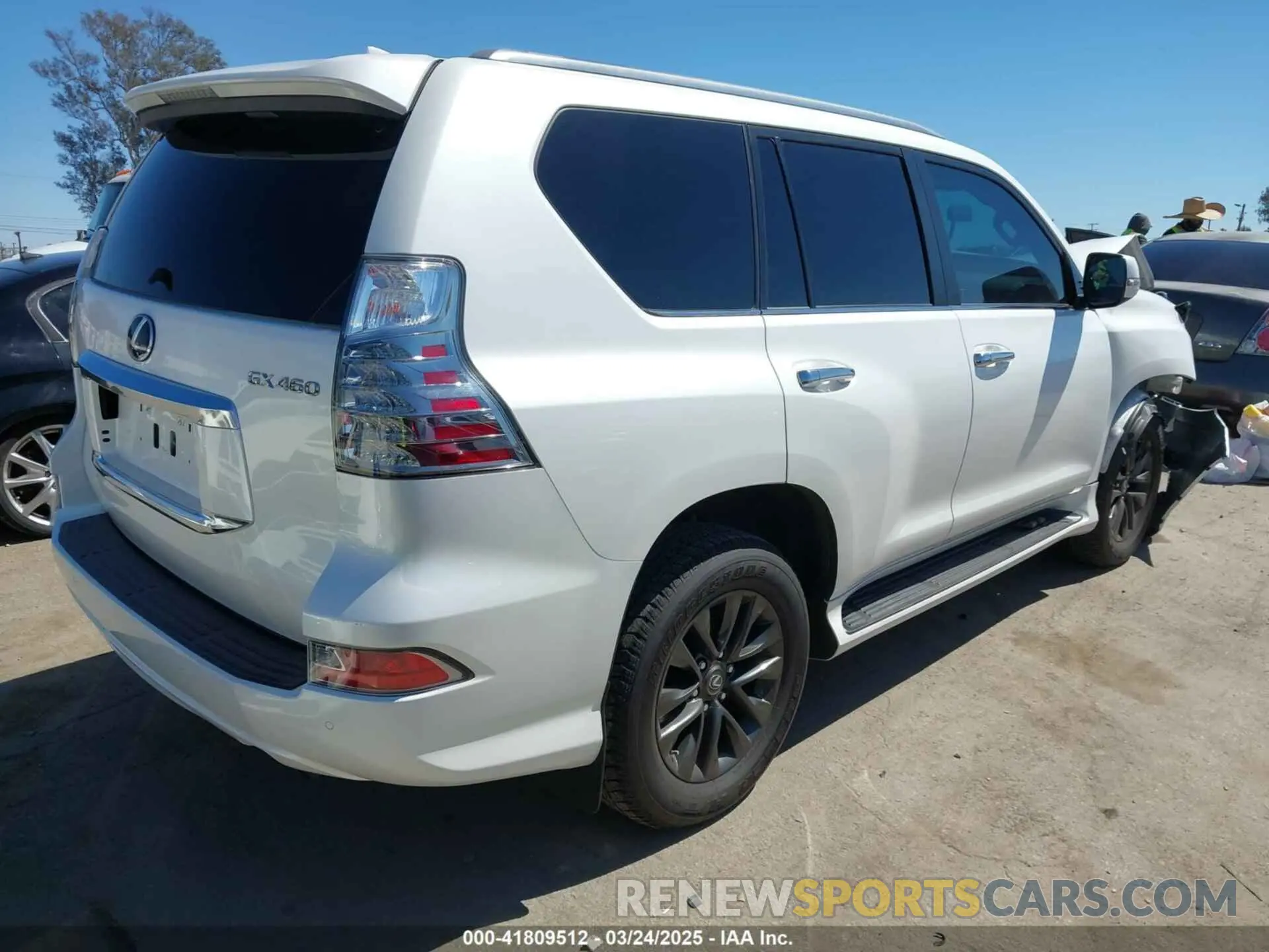 4 Фотография поврежденного автомобиля JTJAM7BX0P5372248 LEXUS GX 460 2023
