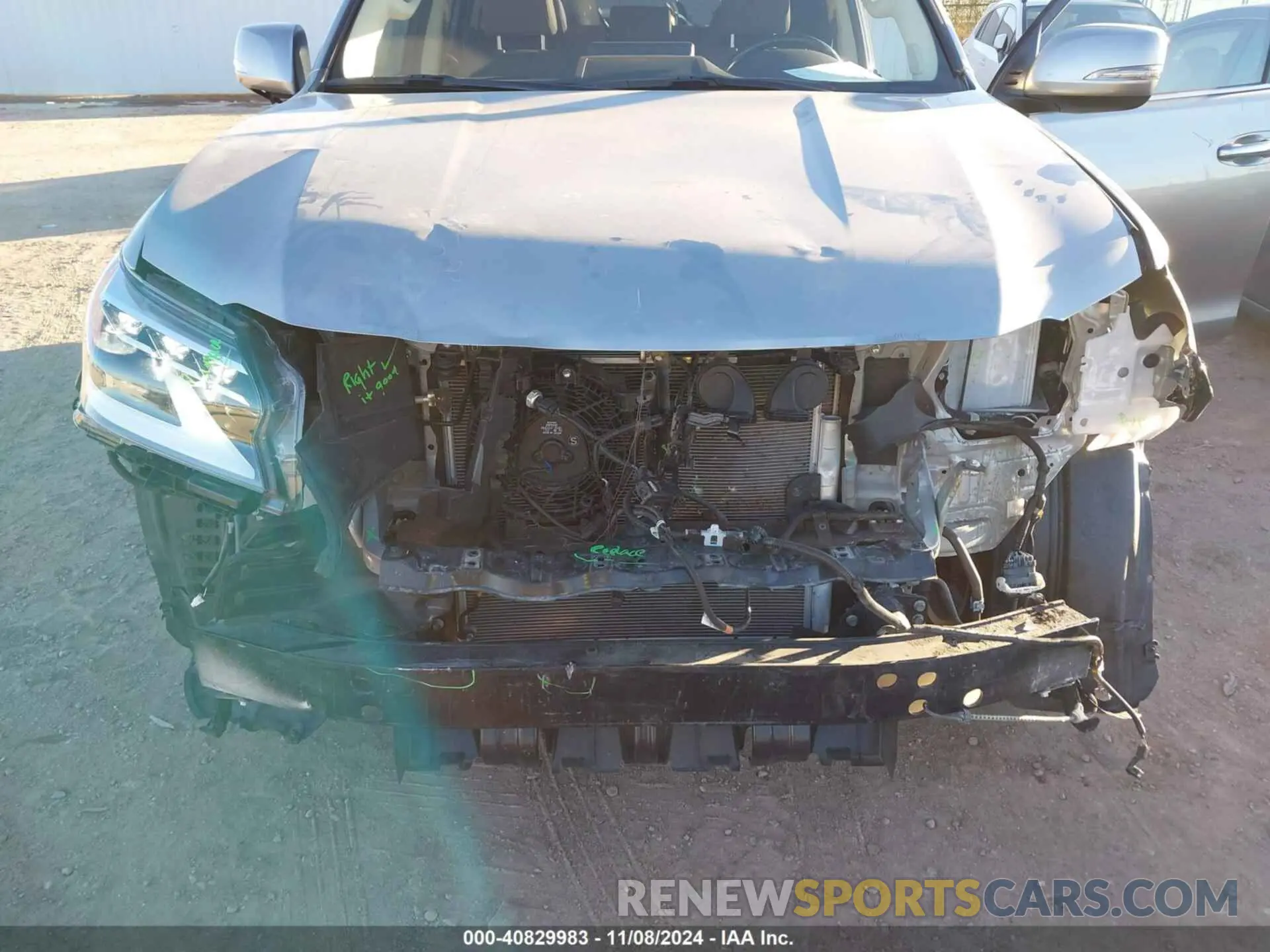 6 Photograph of a damaged car JTJAM7BX2P5376883 LEXUS GX 460 2023
