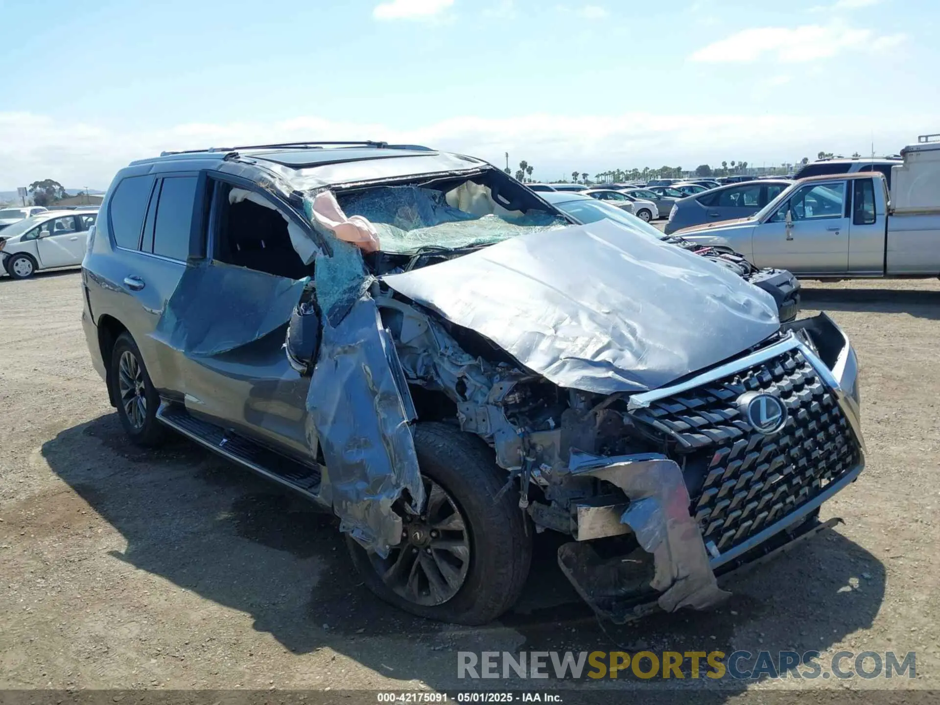 6 Photograph of a damaged car JTJAM7BX7P5362266 LEXUS GX 460 2023