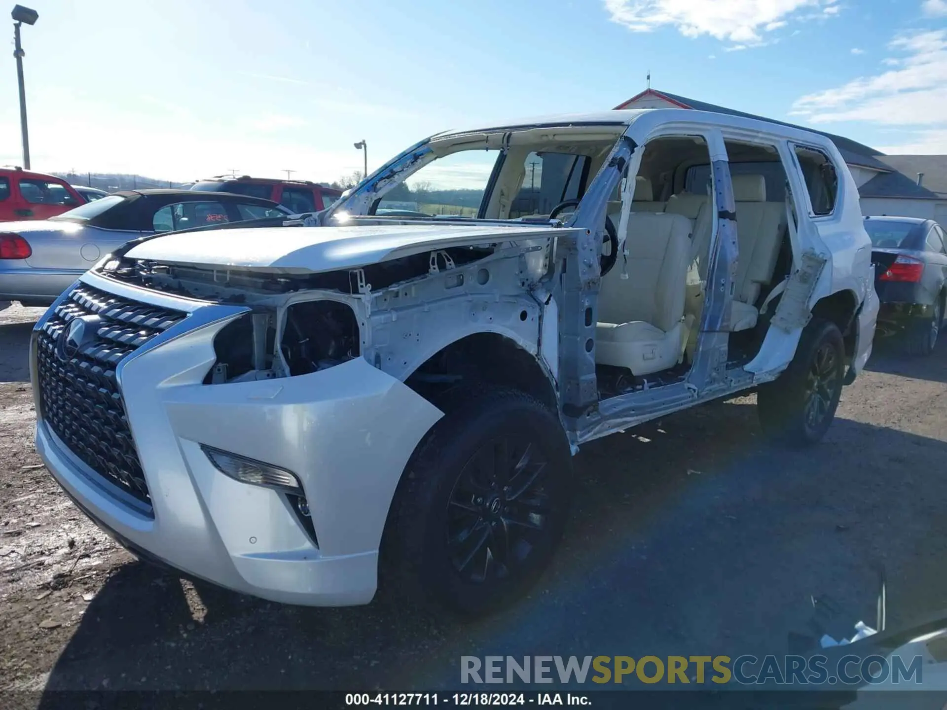 2 Фотография поврежденного автомобиля JTJAM7BX8P5377942 LEXUS GX 460 2023