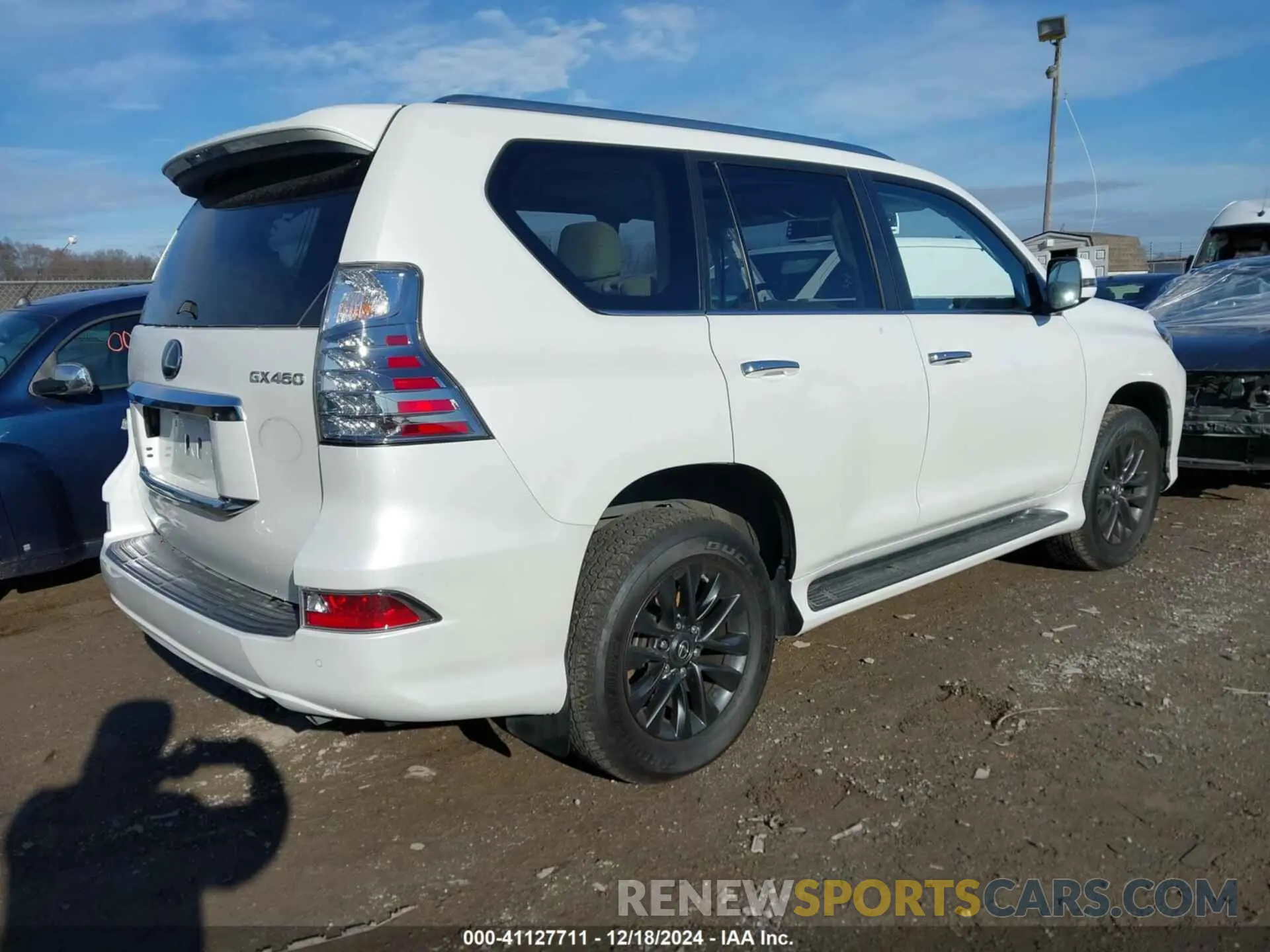 4 Фотография поврежденного автомобиля JTJAM7BX8P5377942 LEXUS GX 460 2023