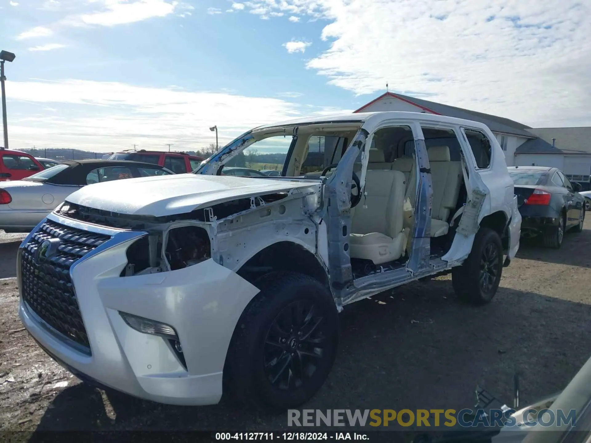 6 Фотография поврежденного автомобиля JTJAM7BX8P5377942 LEXUS GX 460 2023