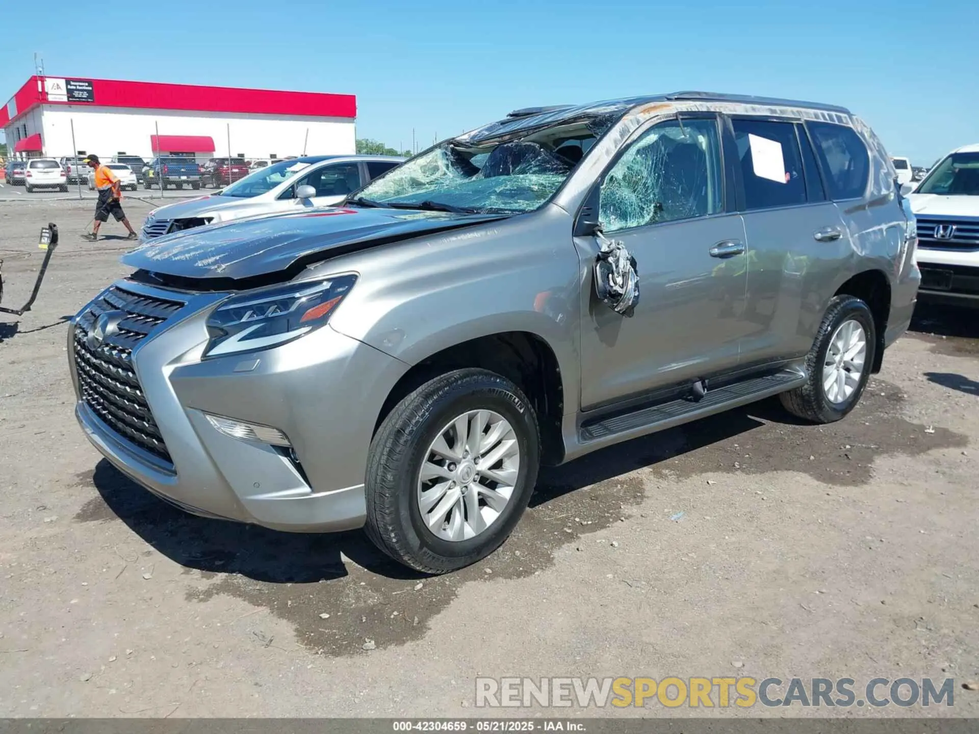 2 Фотография поврежденного автомобиля JTJAM7BX9P5355304 LEXUS GX 460 2023