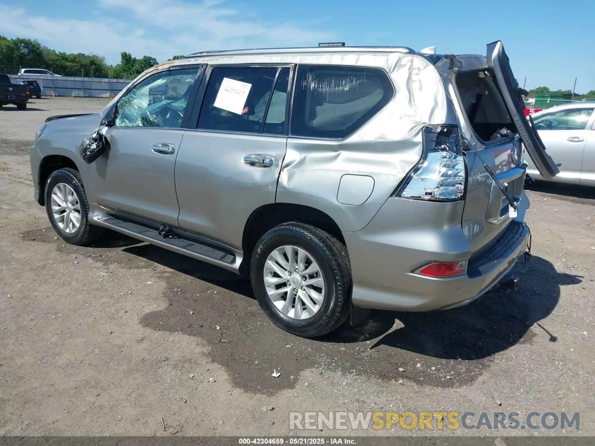 3 Фотография поврежденного автомобиля JTJAM7BX9P5355304 LEXUS GX 460 2023