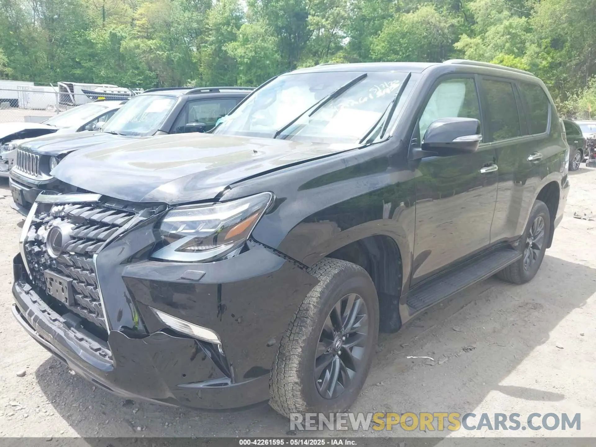 2 Фотография поврежденного автомобиля JTJAM7BXXP5370510 LEXUS GX 460 2023