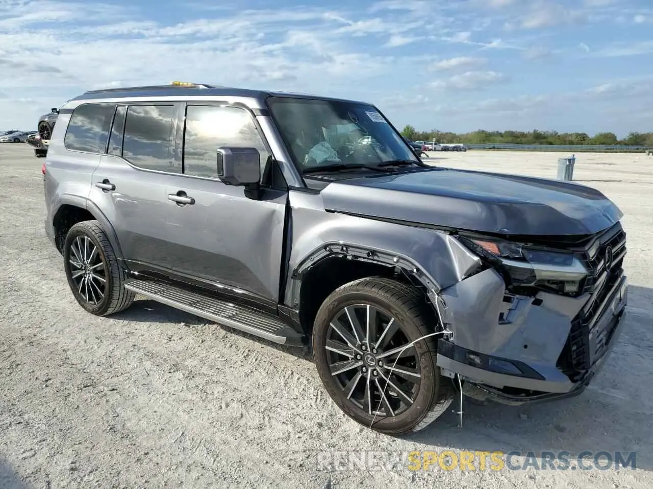 4 Фотография поврежденного автомобиля JTJVBCDX7R5007906 LEXUS GX 550 LUX 2024