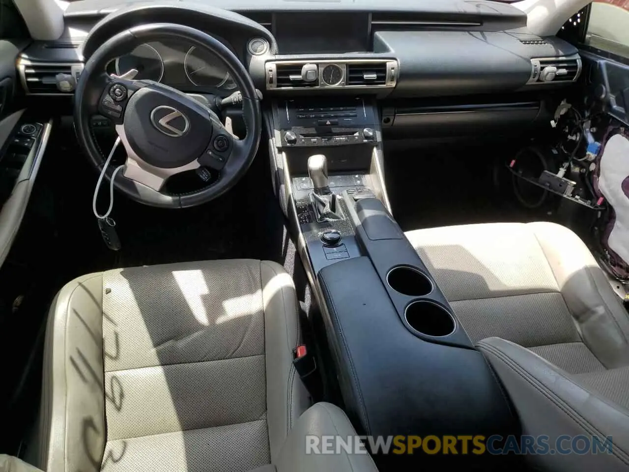 8 Фотография поврежденного автомобиля JTHBE1D24E5004069 LEXUS IS 2014