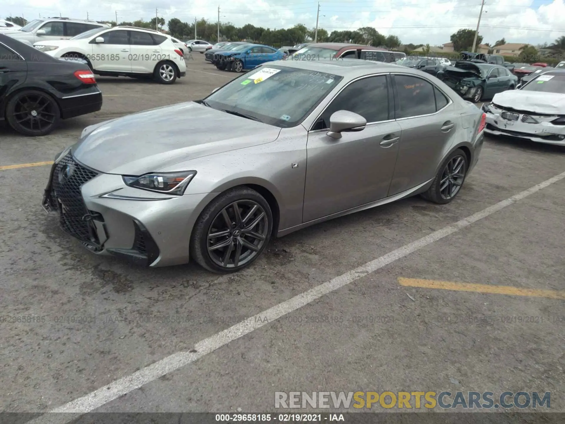 2 Photograph of a damaged car JTHBA1D21K5085801 LEXUS IS 2019
